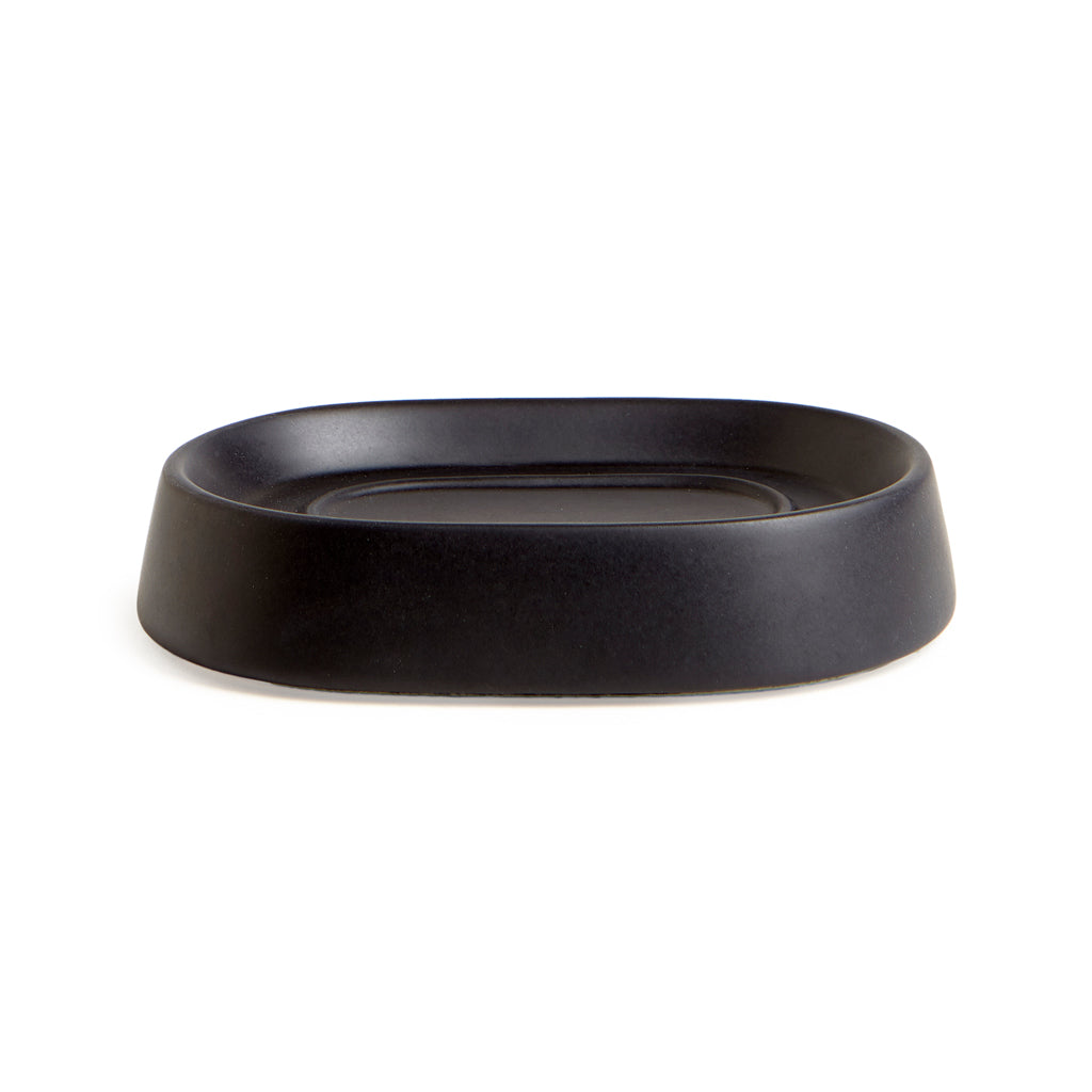 The Matte Black Ceramic Bath Accessories