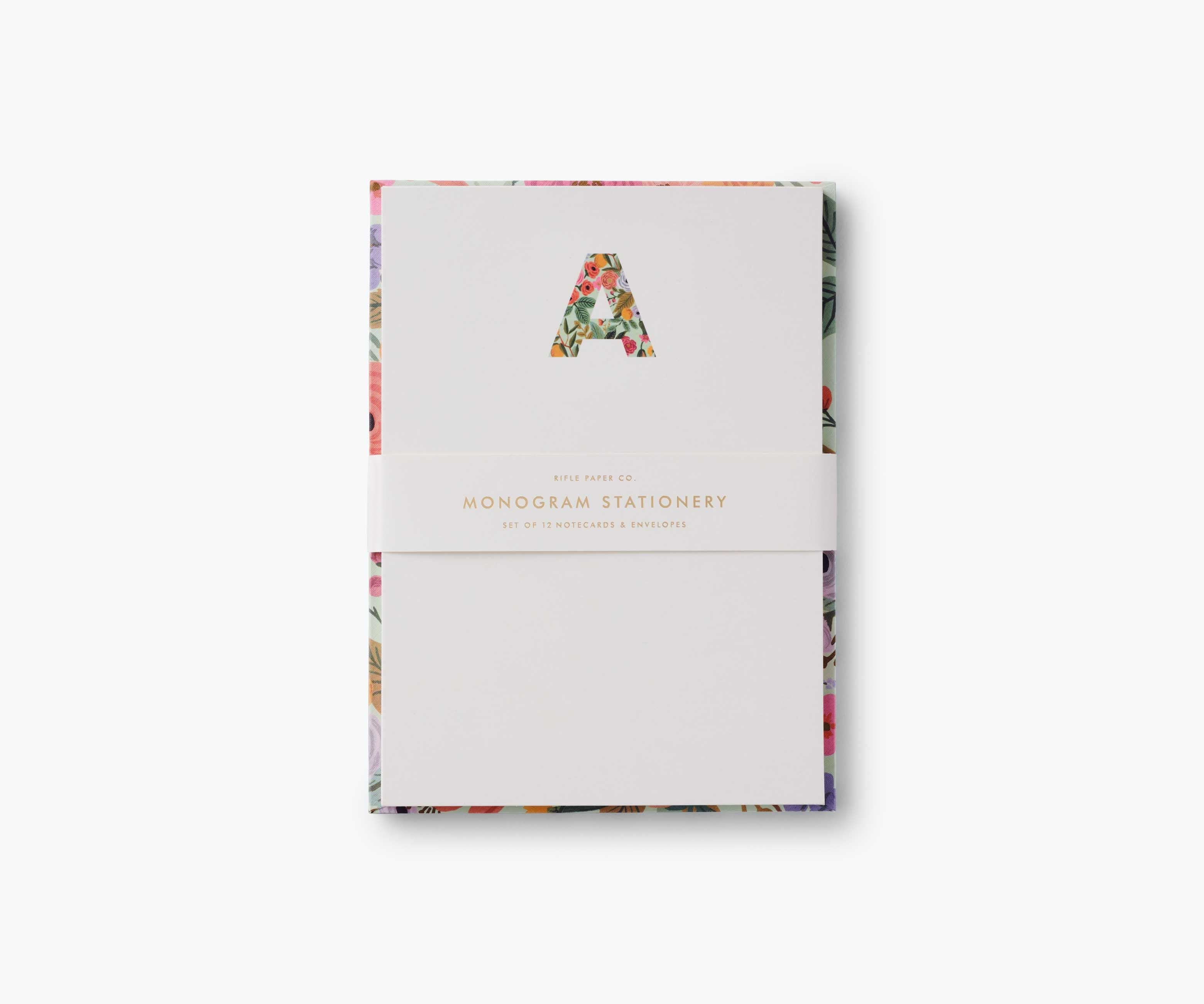 Monogram Note Cards