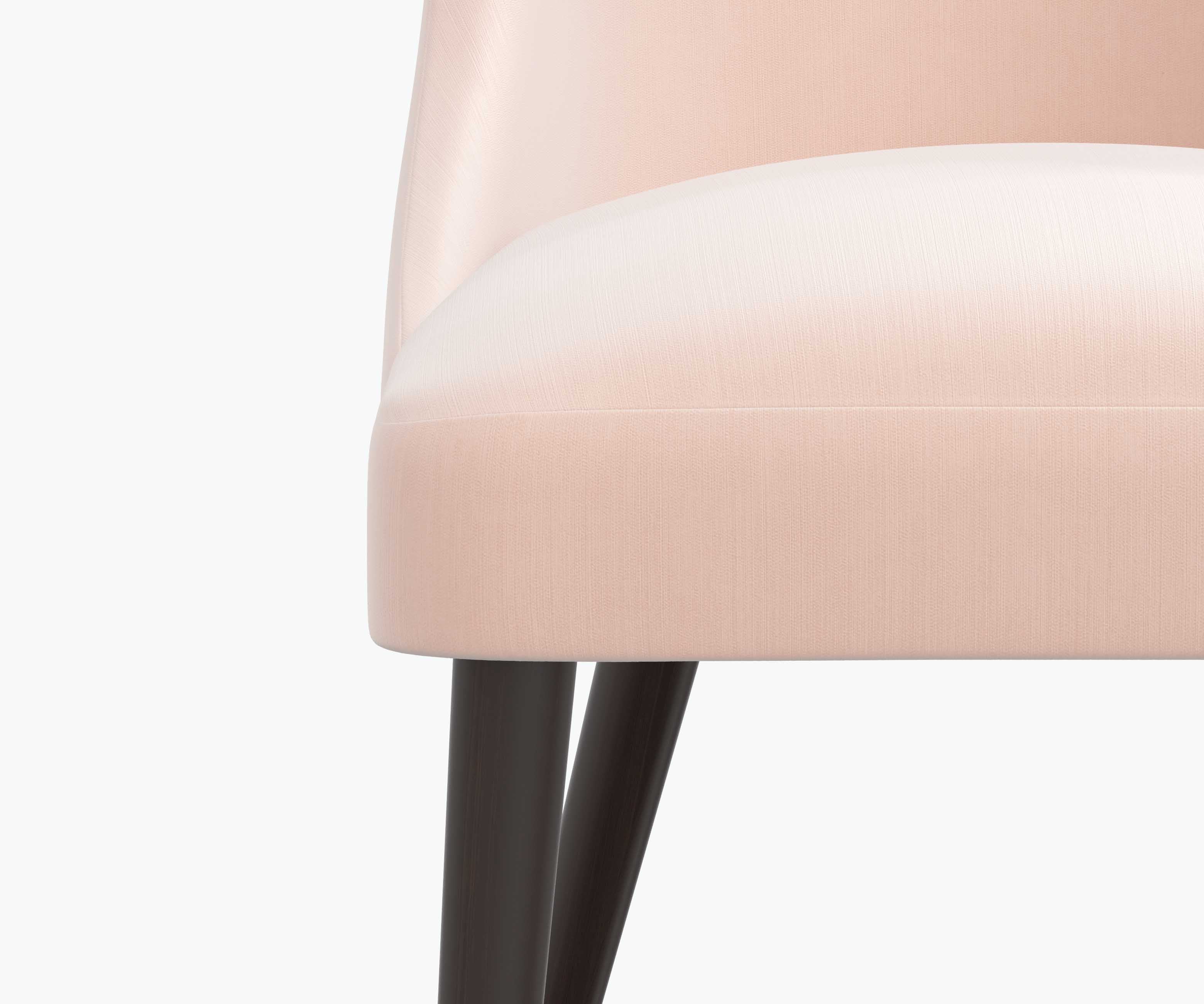 Clare Dining Chair - Blush Velvet