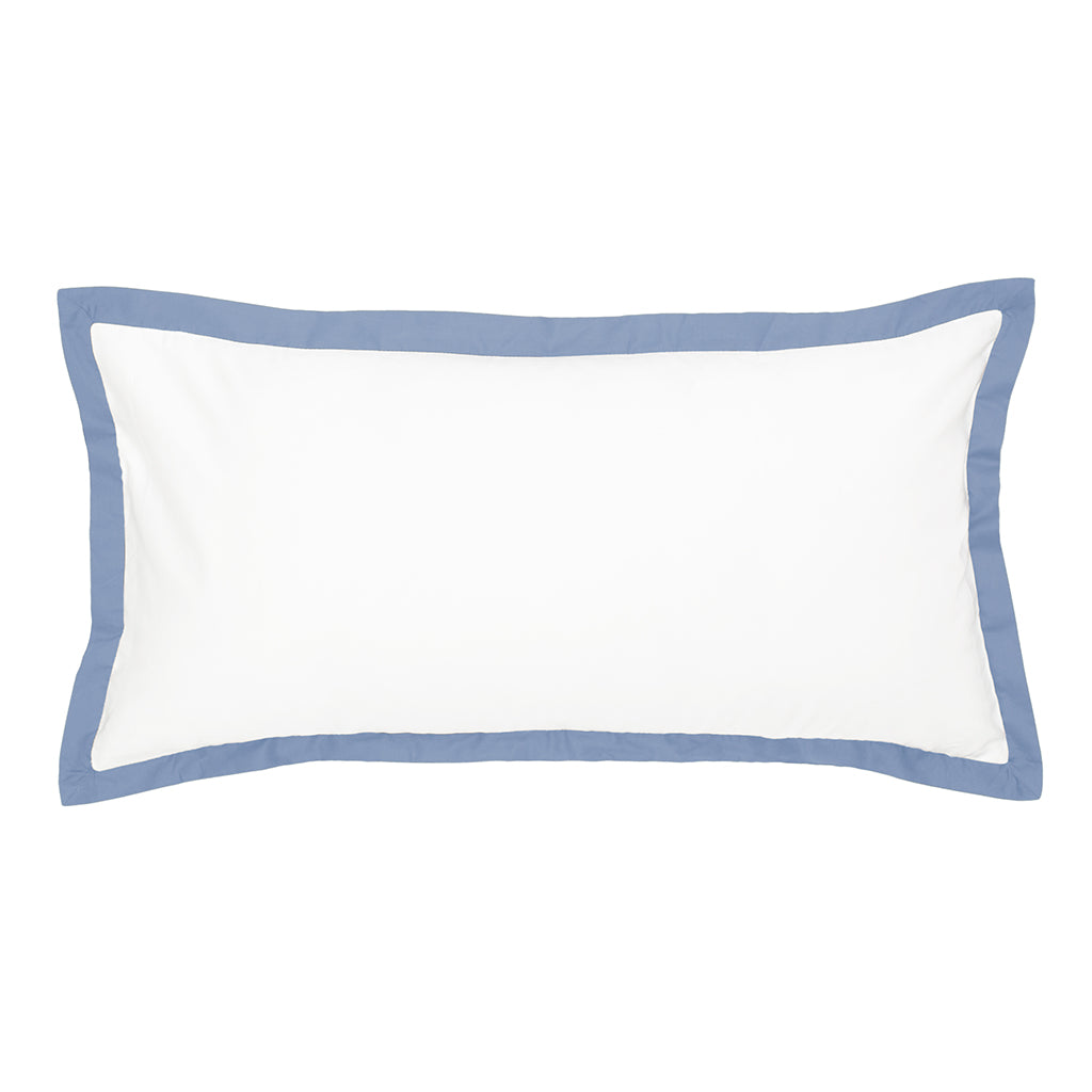 The Linden Coastal Blue Throw Pillow