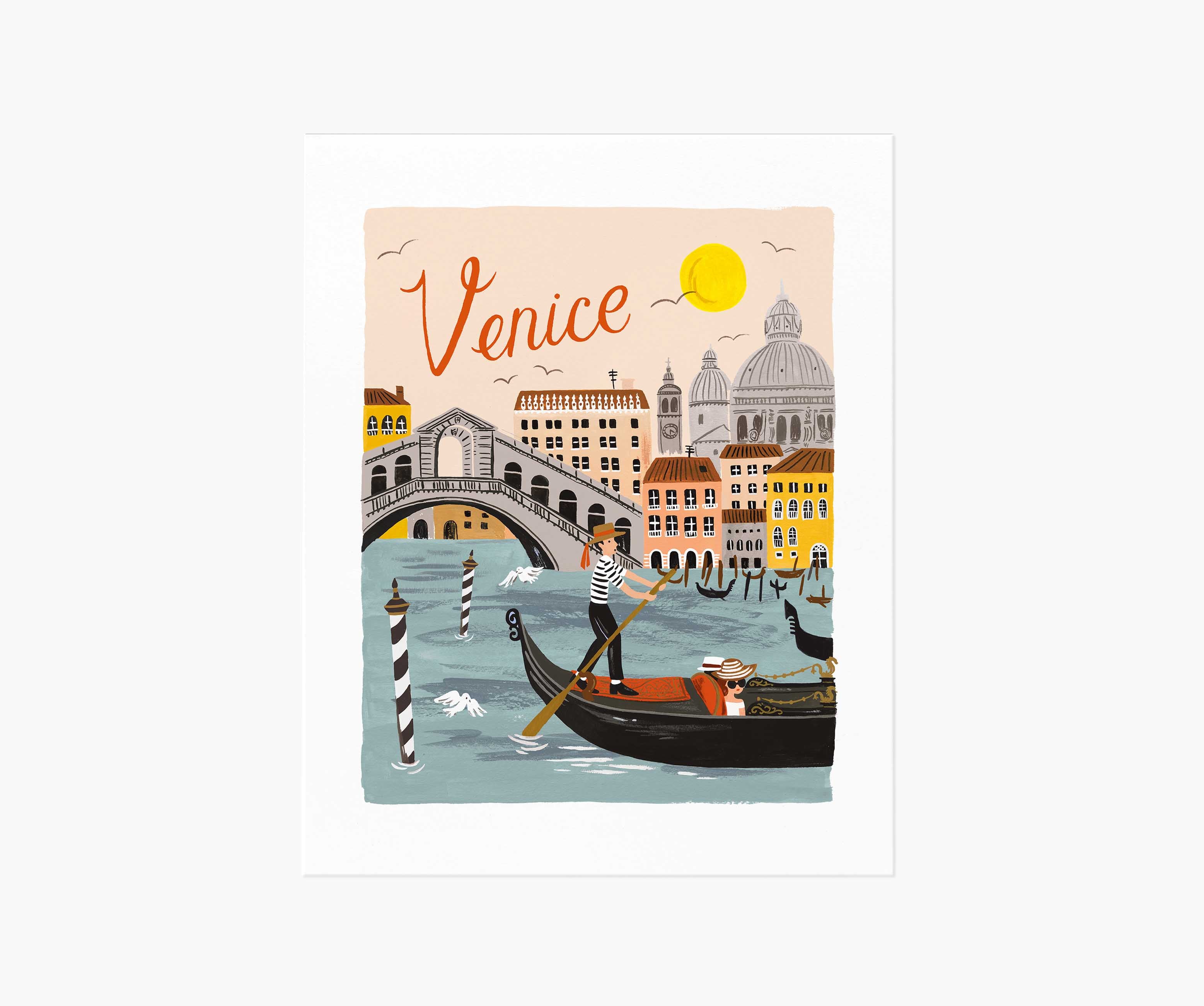 Venice World Traveler Art Print