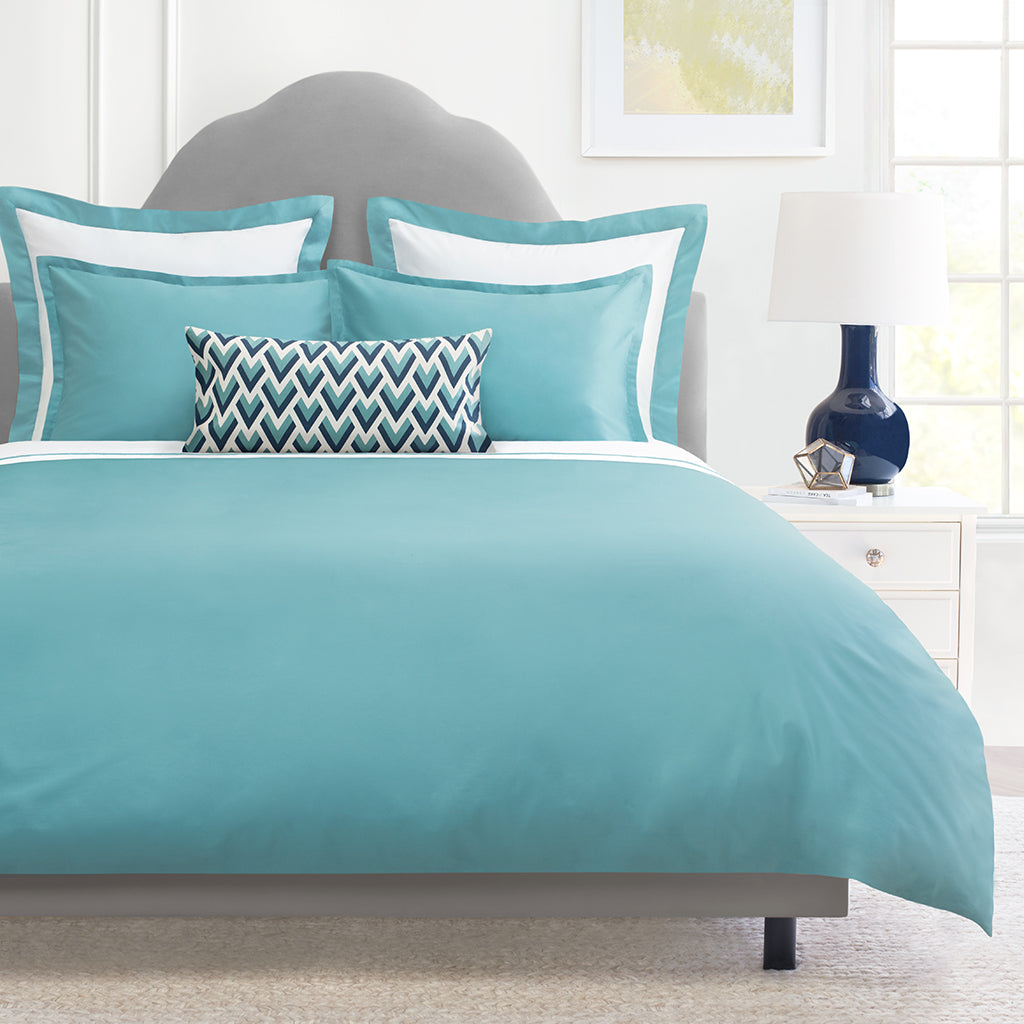 Turquoise Hayes Nova Duvet Cover