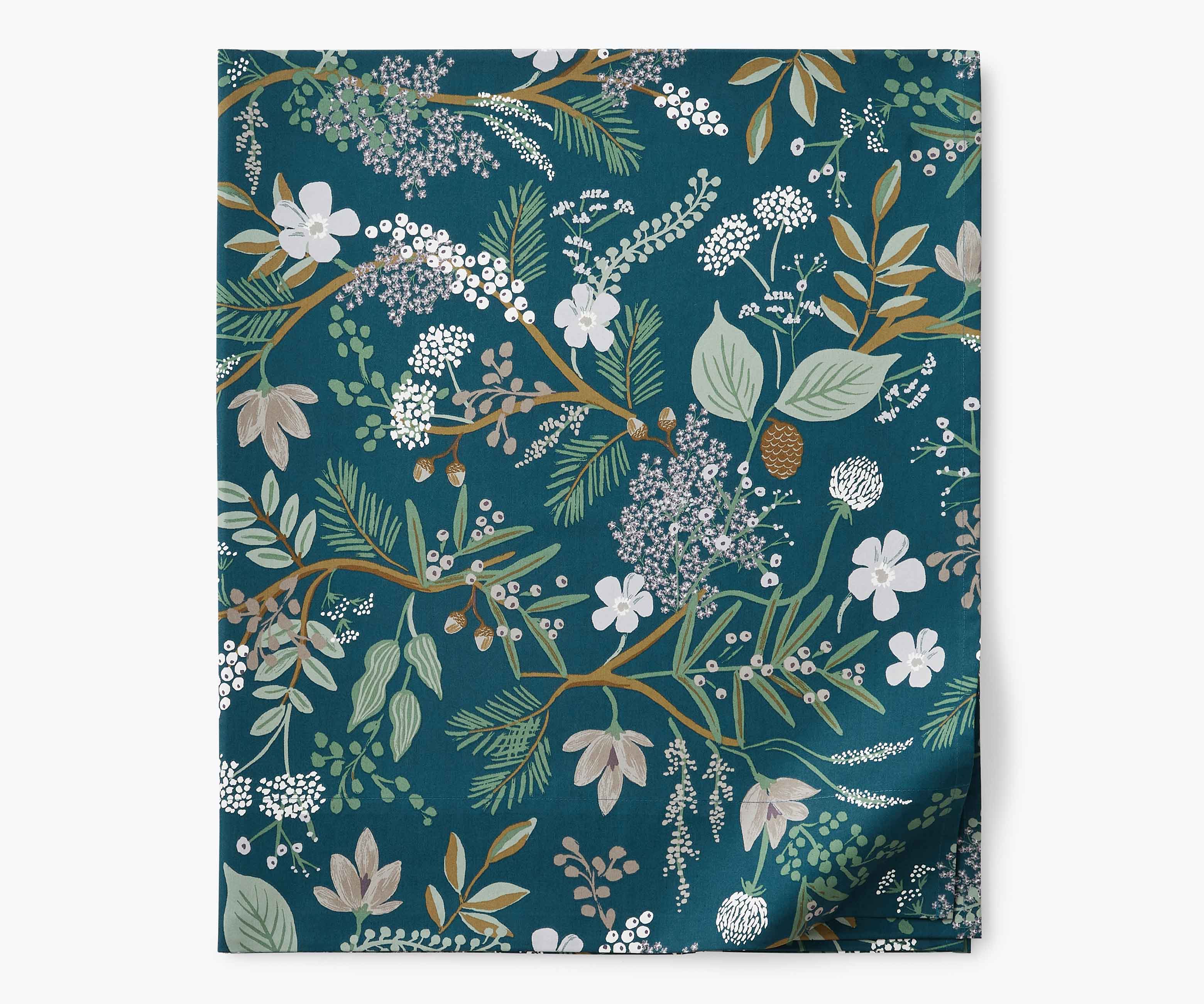 Sateen Flat Sheet - Juniper Forest