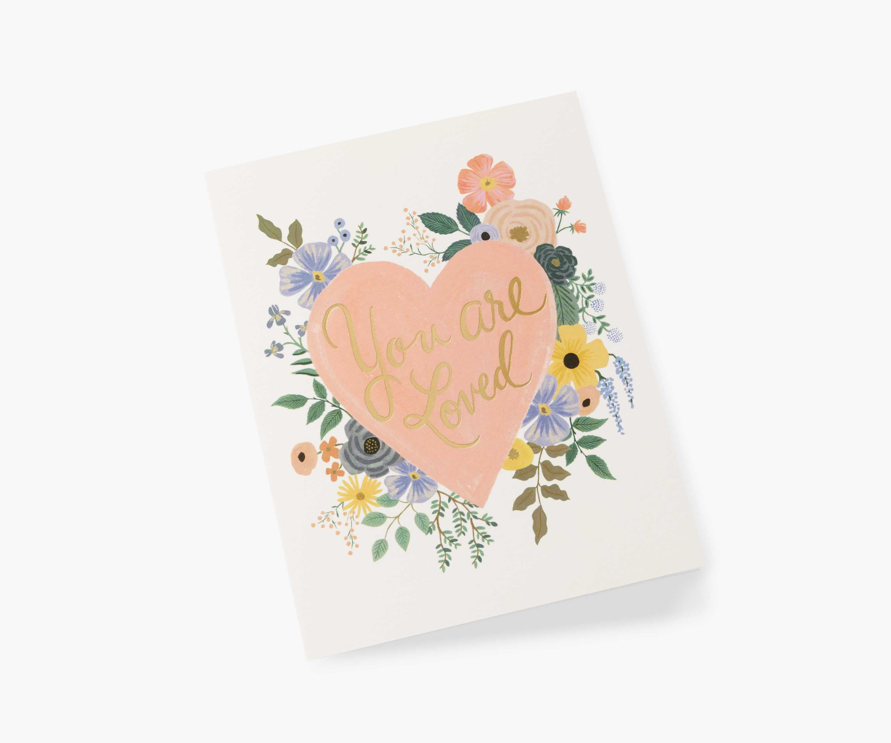 You Are Loved Heart Greeting Card