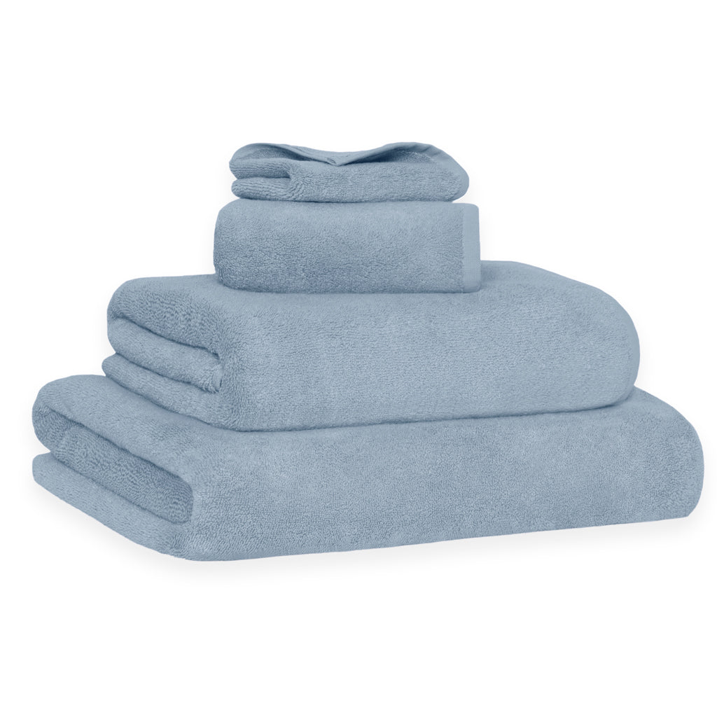 Plush Vista Blue Towel Spa Bundle (2 Wash + 2 Hand + 4 Bath Towels)