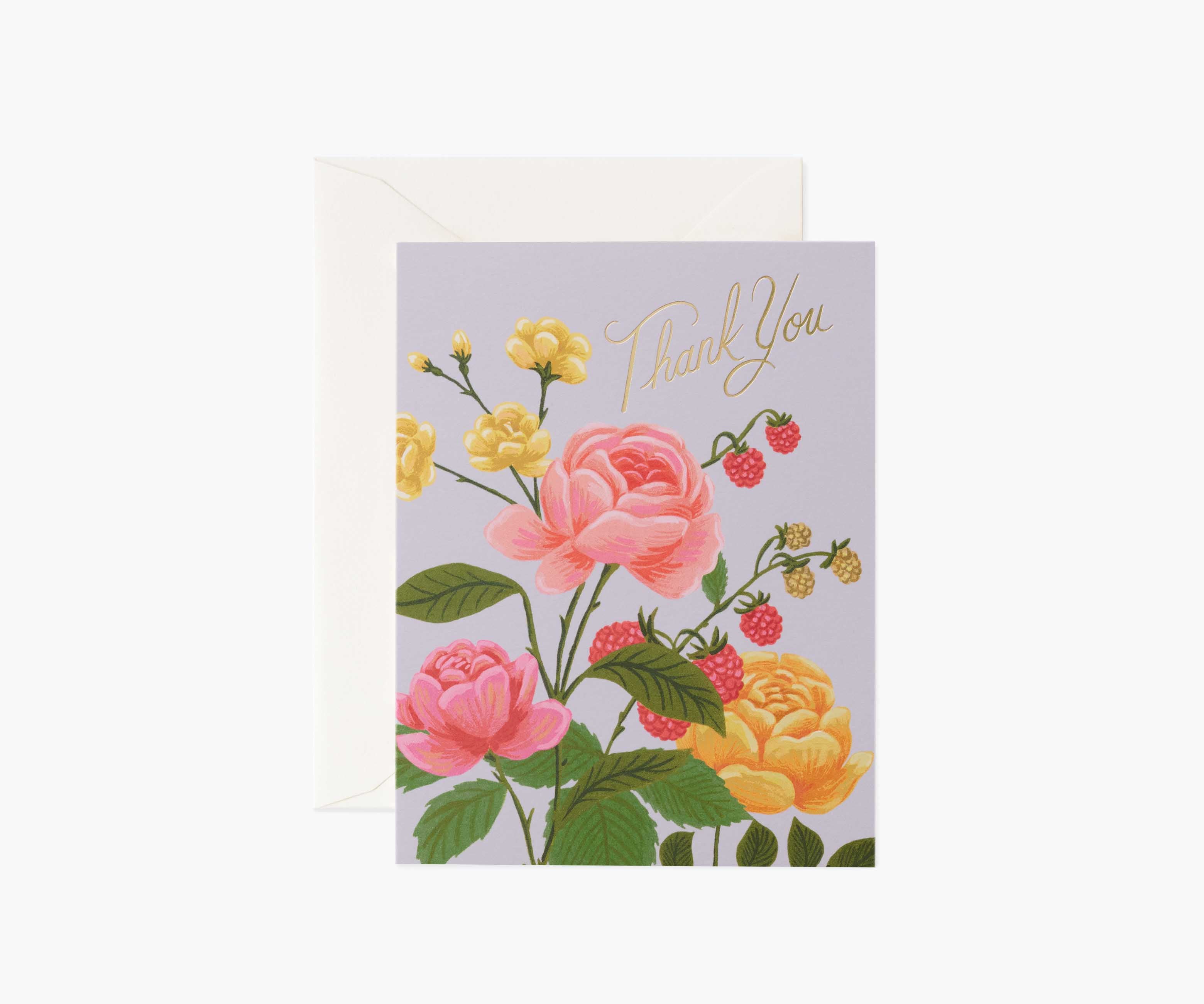 Roses Thank You Greeting Card