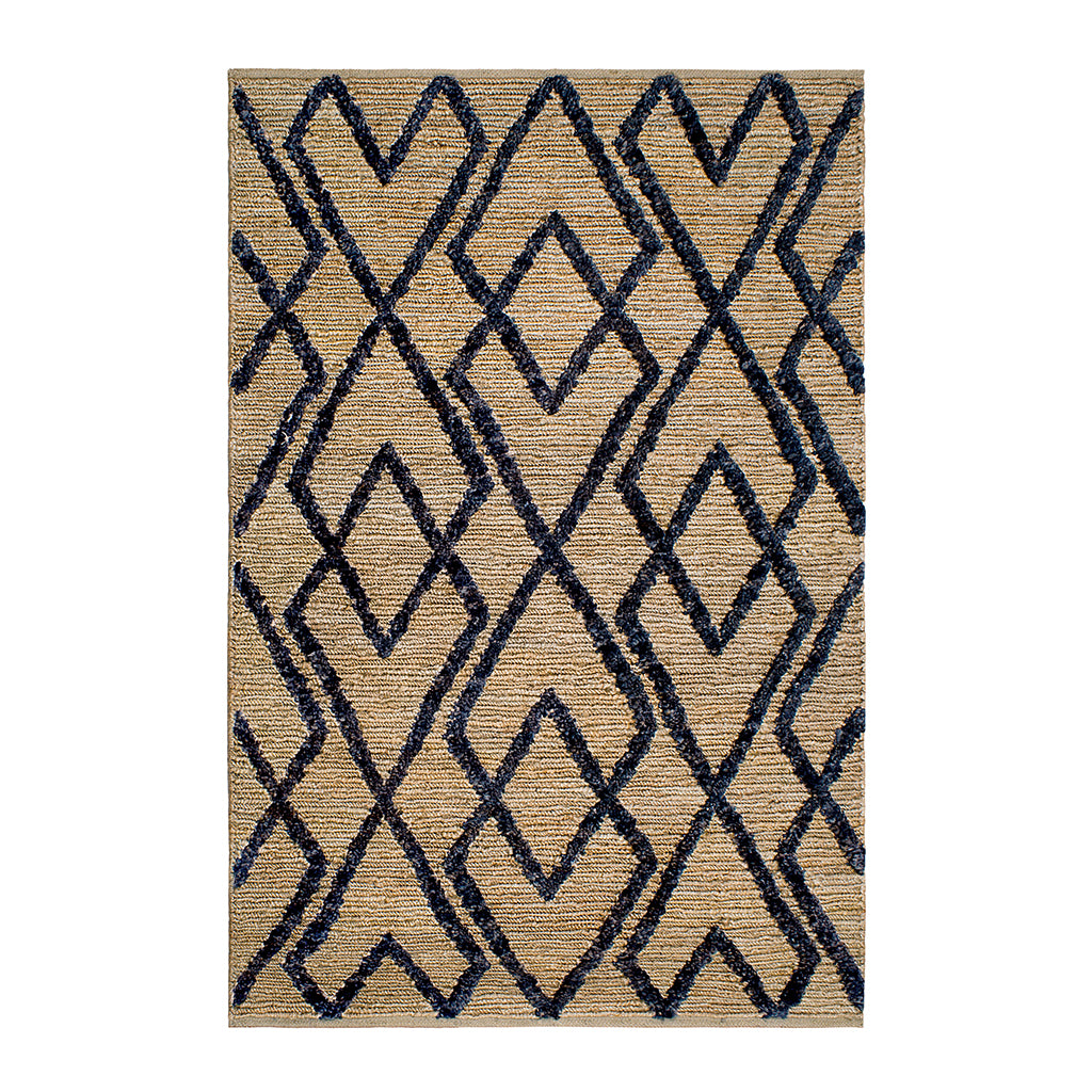 The Avalon Geometric Jute Rug