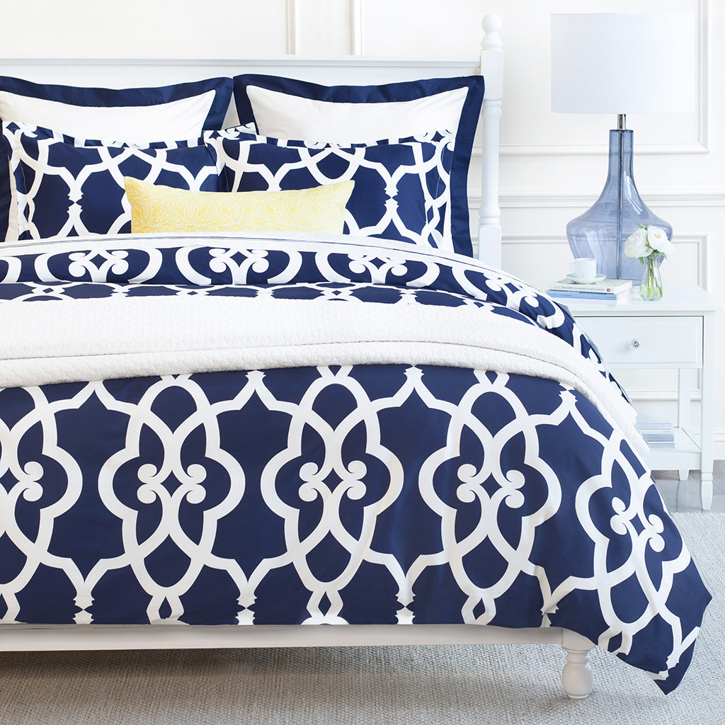 Navy Pacific Duvet Cover