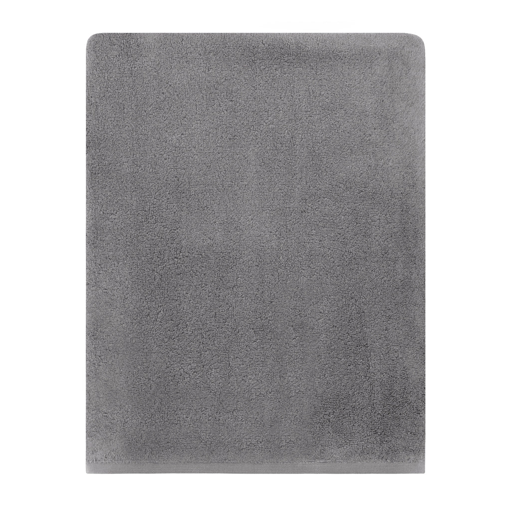 Plush Shadow Grey Bath Sheet