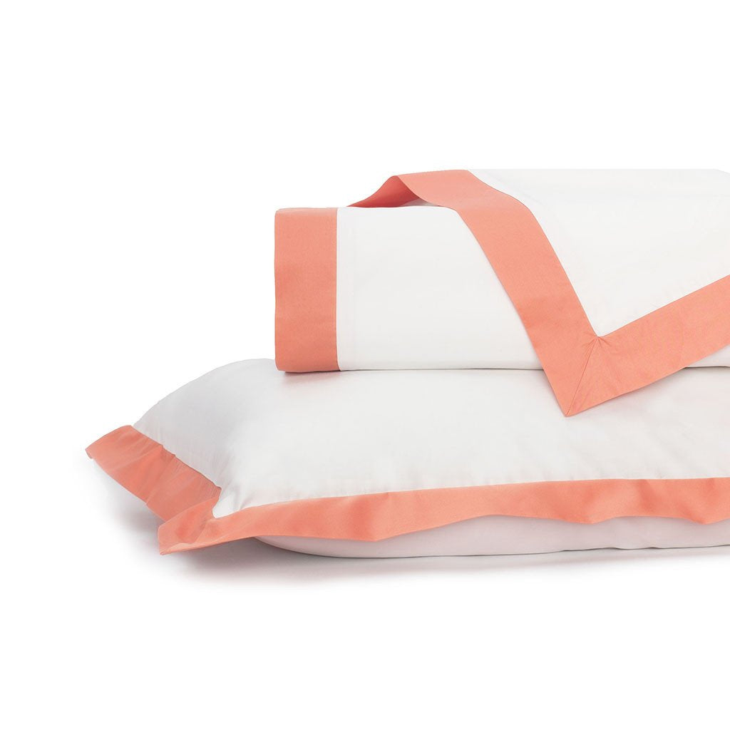 Apricot Linden Border Duvet Cover