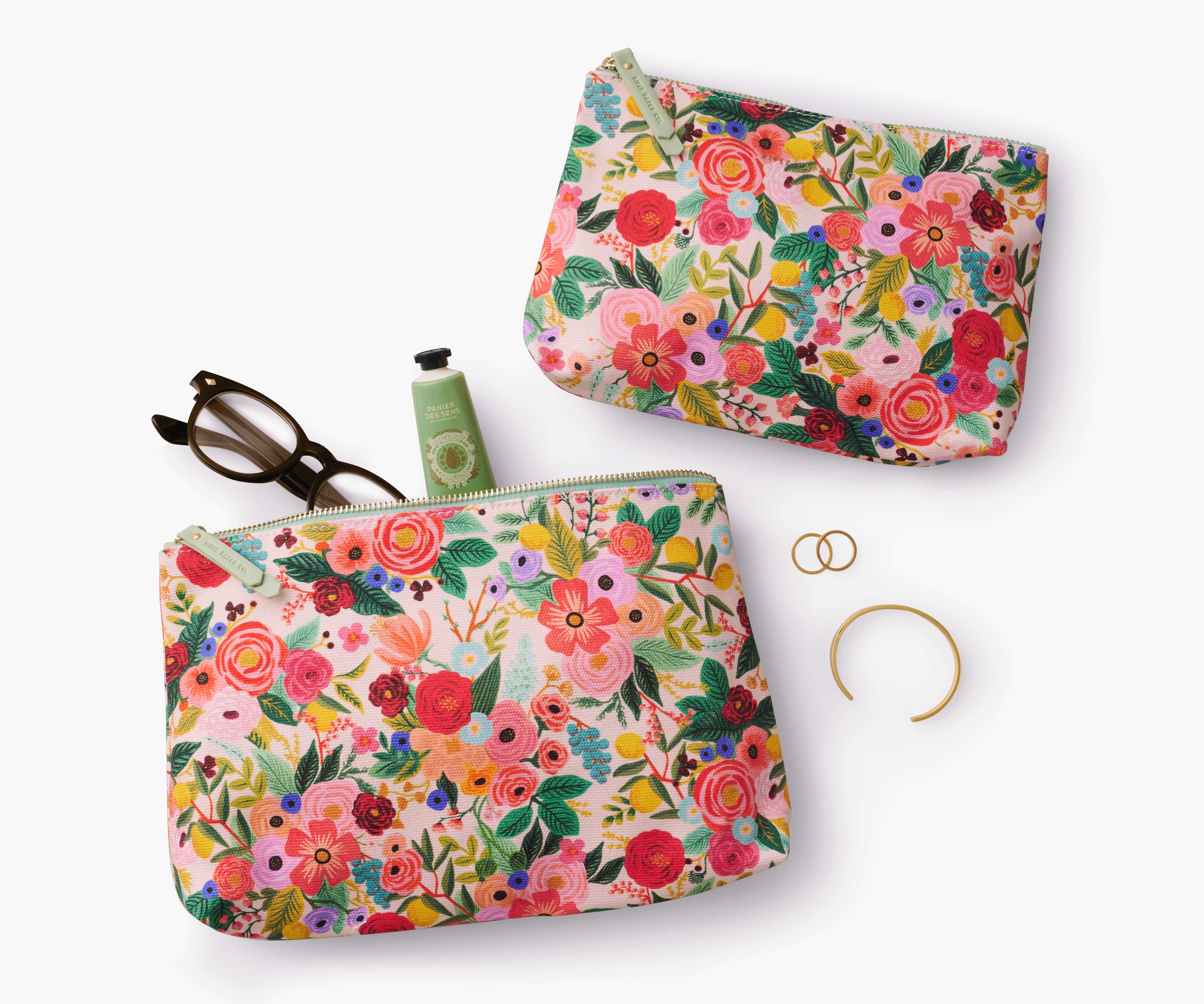 Zippered Pouch Set - Garden Party