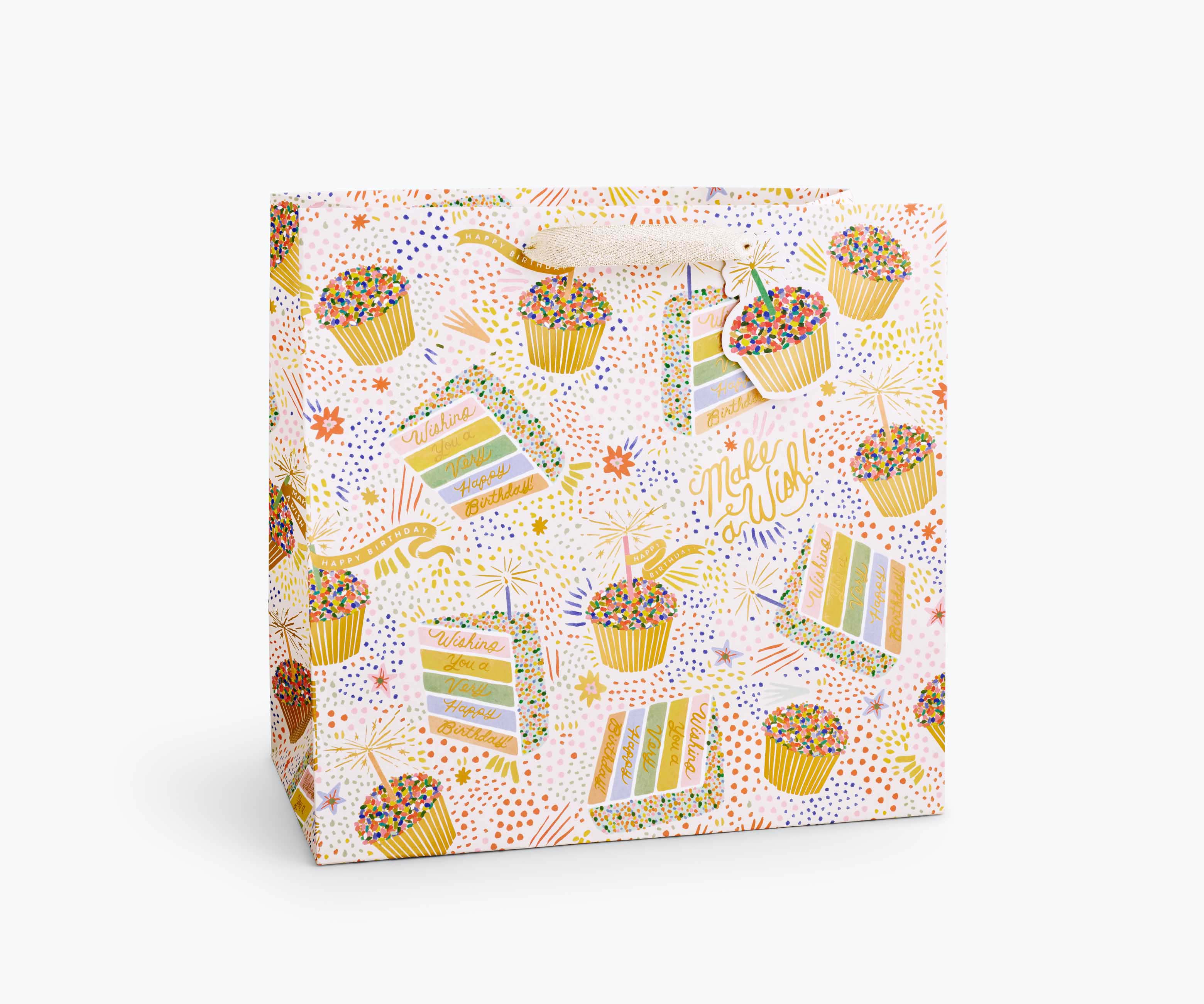 Birthday Cake Large Gift Bag