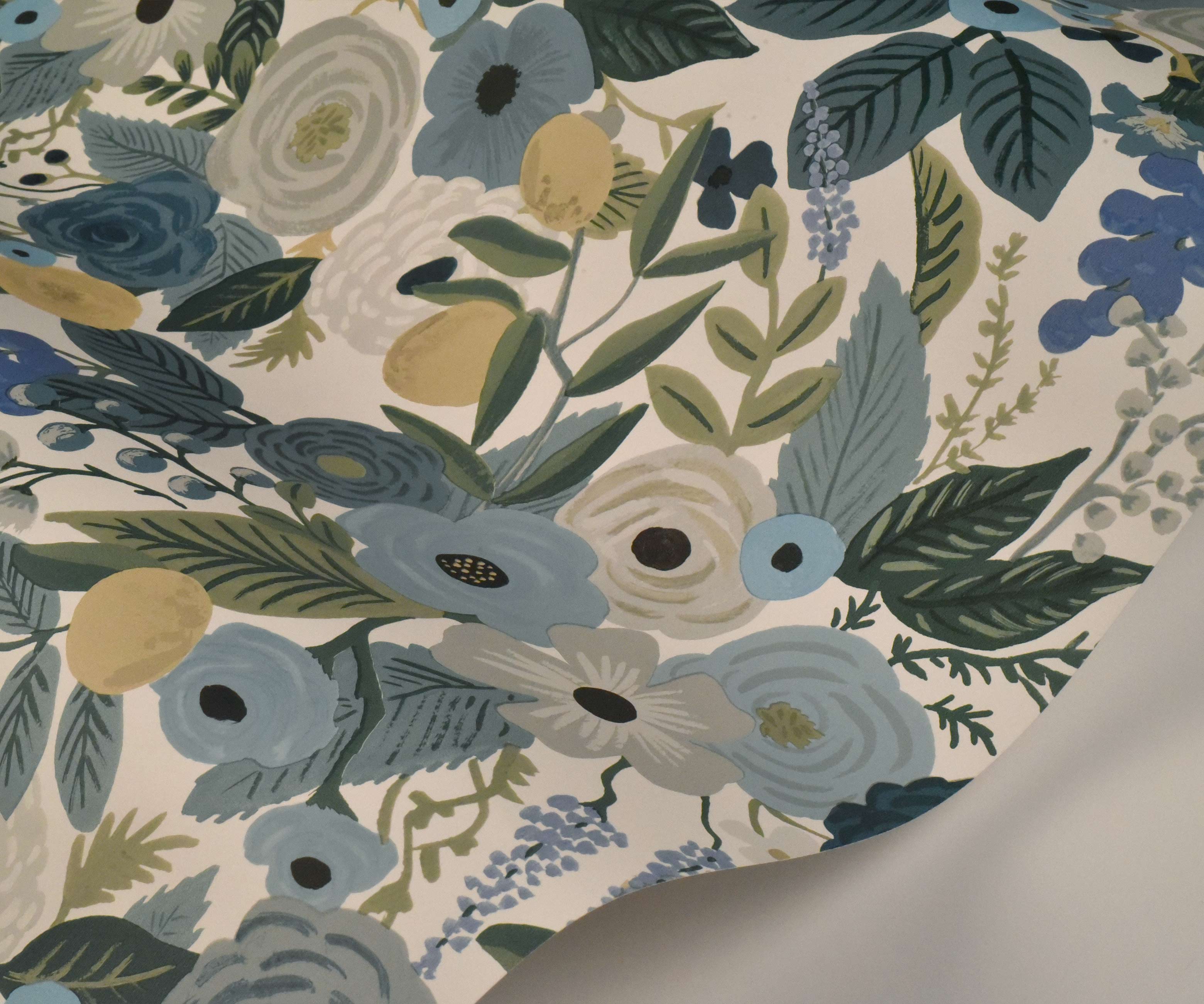 Garden Party Wallpaper - Indigo Multi