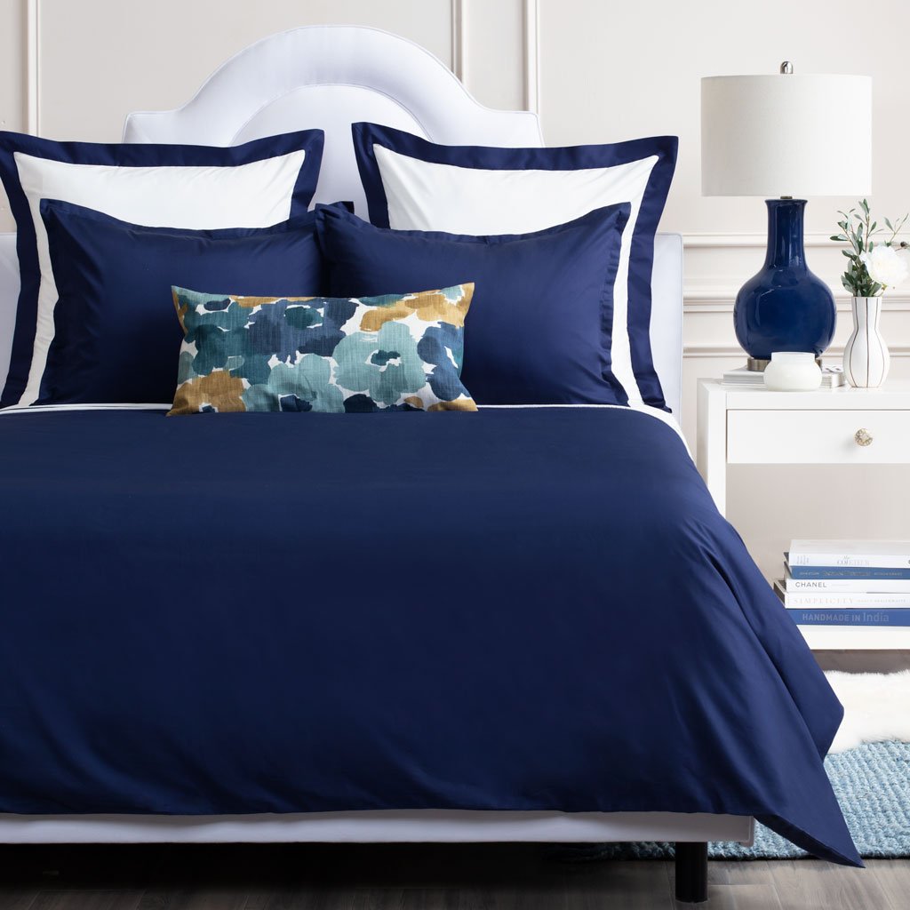 Navy Blue Hayes Nova Duvet Cover