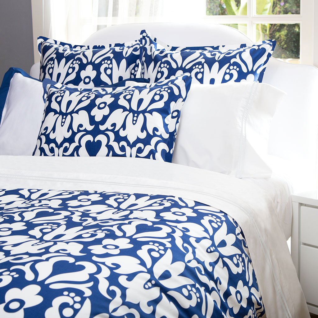 Cobalt Blue Montgomery Euro Sham