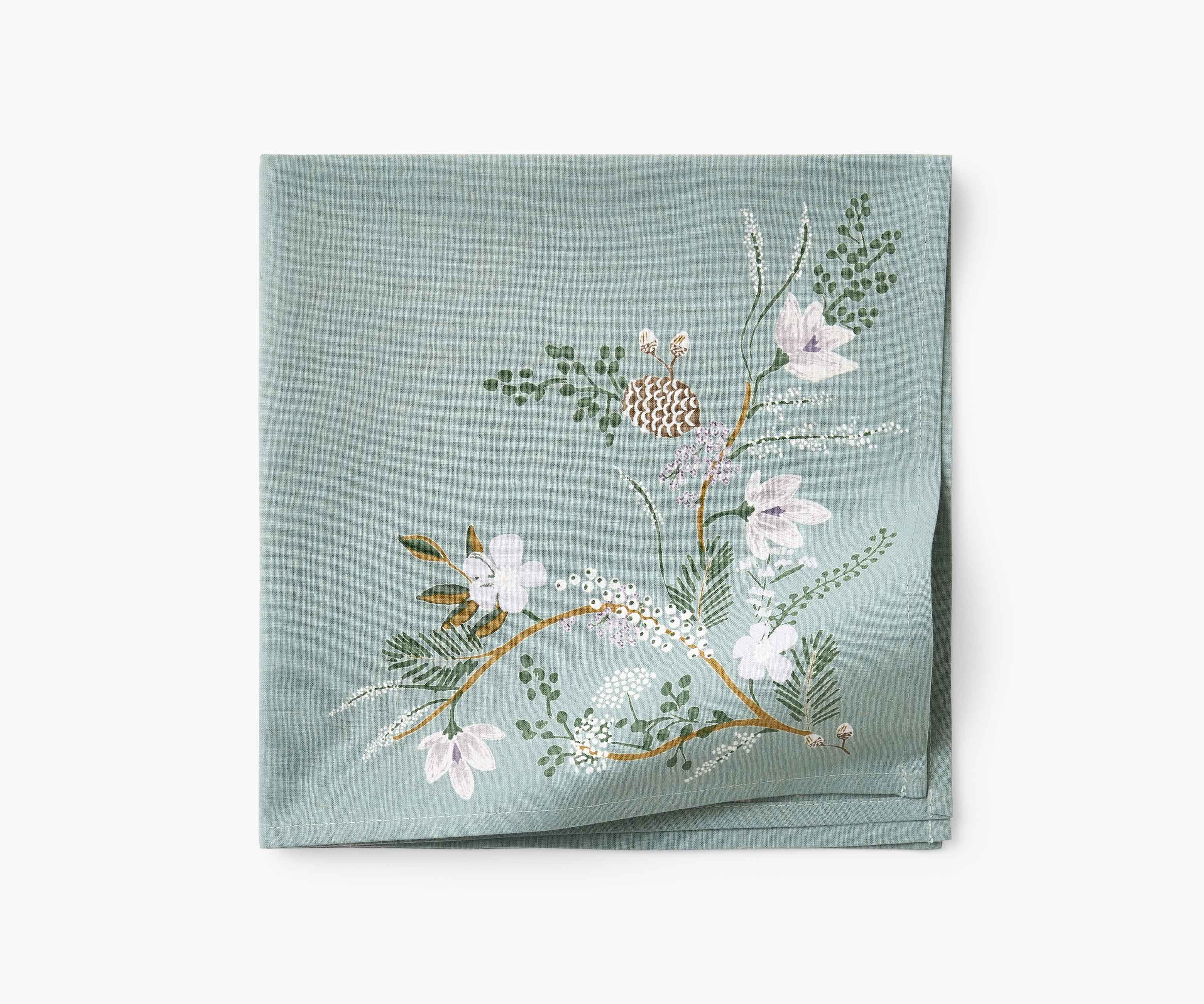 Cotton Napkins - Juniper Forest