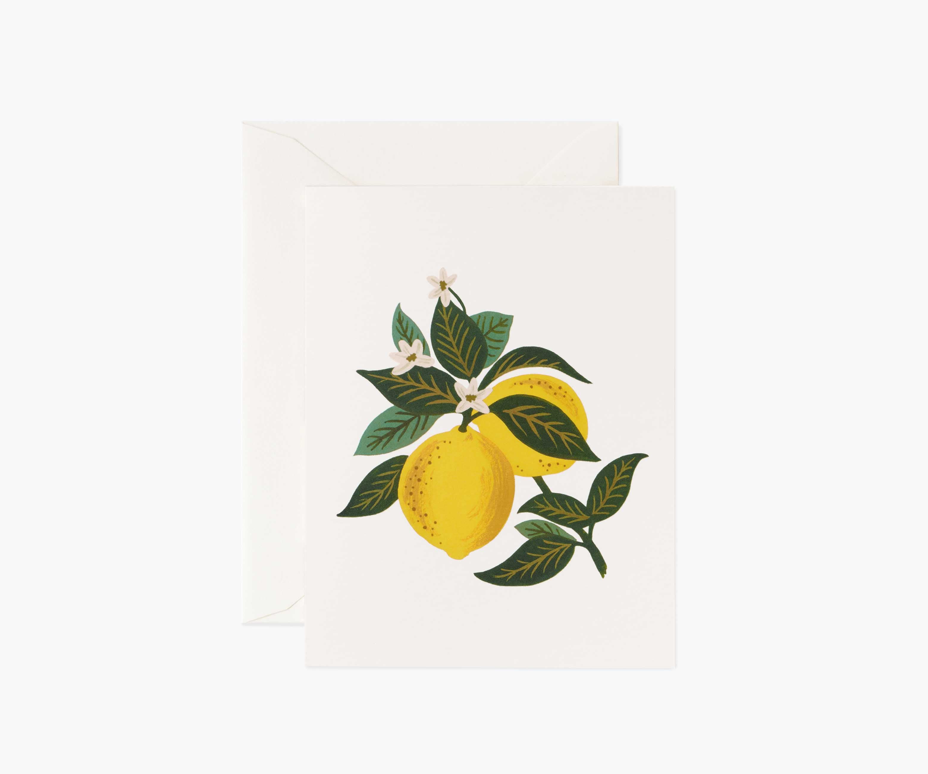 Lemon Blossom Greeting Card