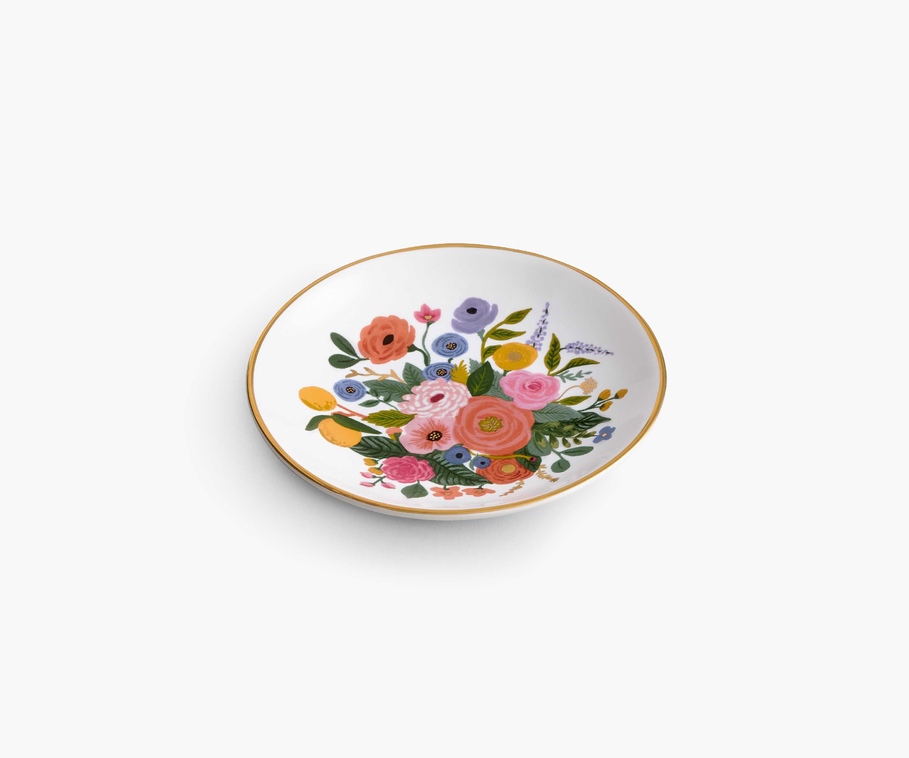 Porcelain Ring Dish - Garden Party Bouquet