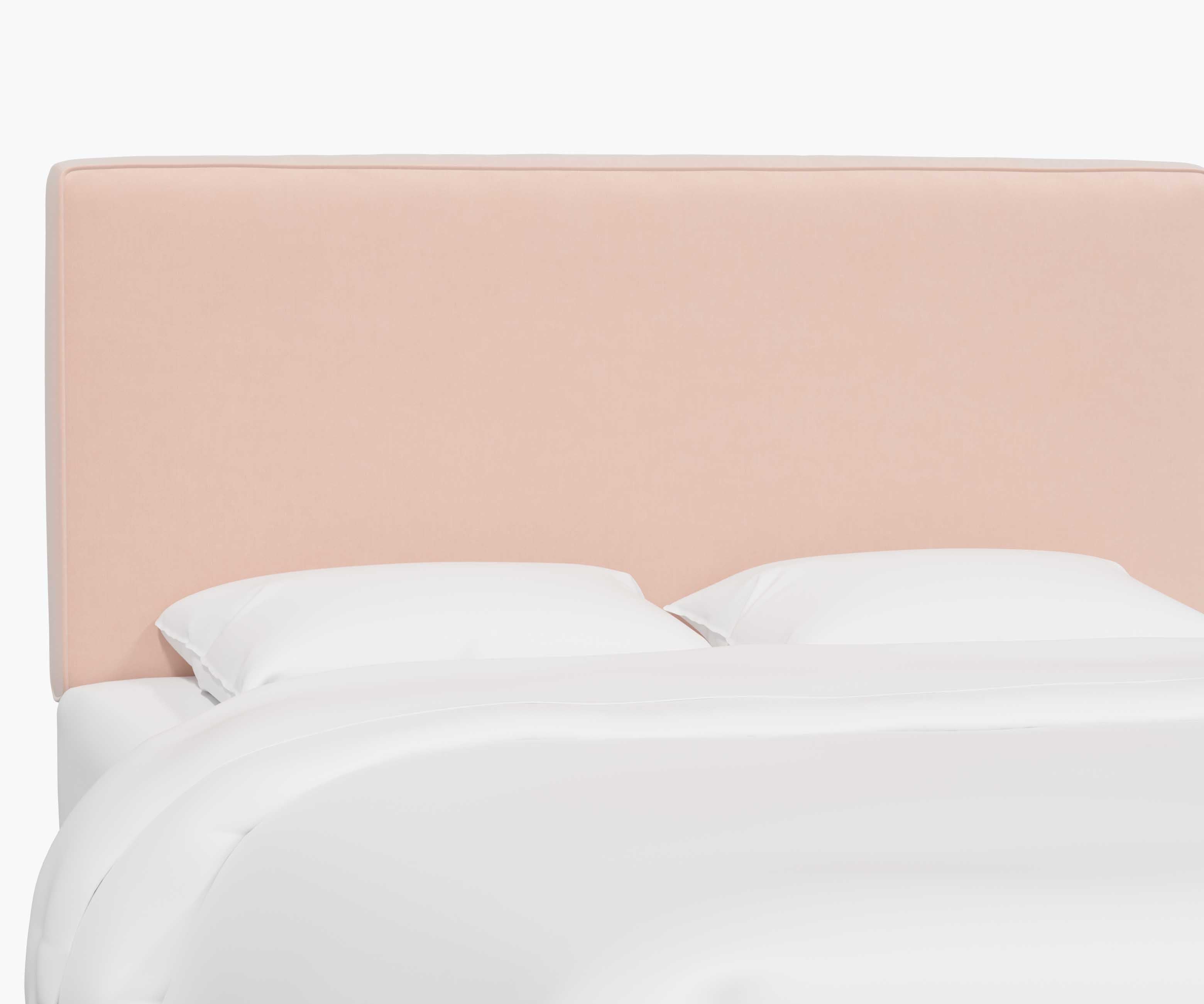 Elly Headboard - Blush Velvet