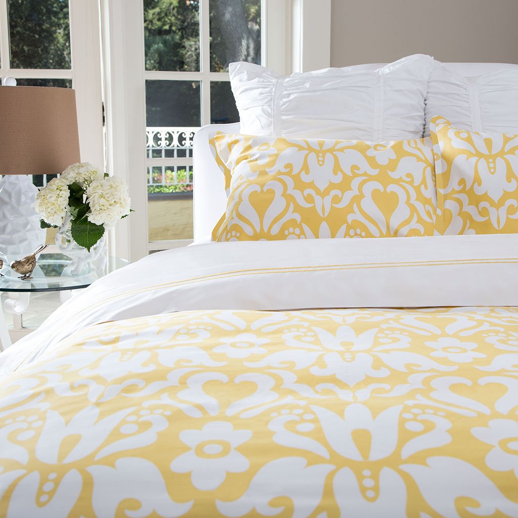 Montgomery Yellow Duvet Cover