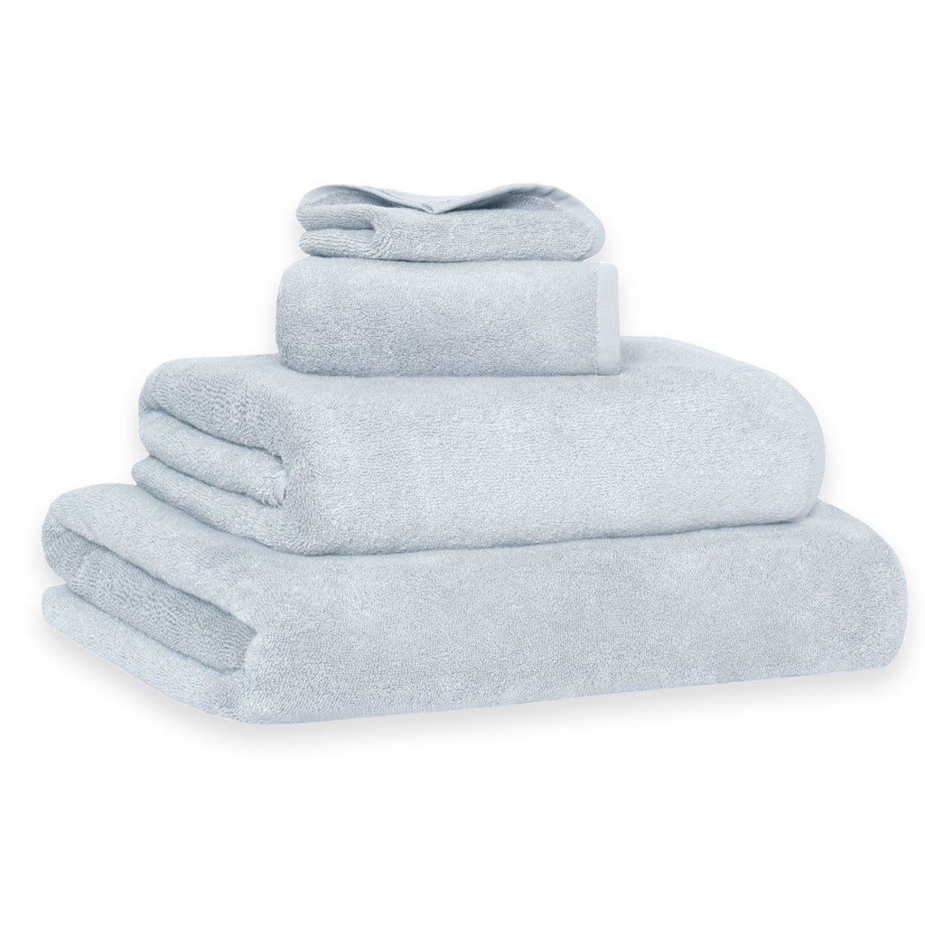 Plush Ice Blue Towel Essentials Bundle (2 Wash + 2 Hand + 2 Bath Towels)