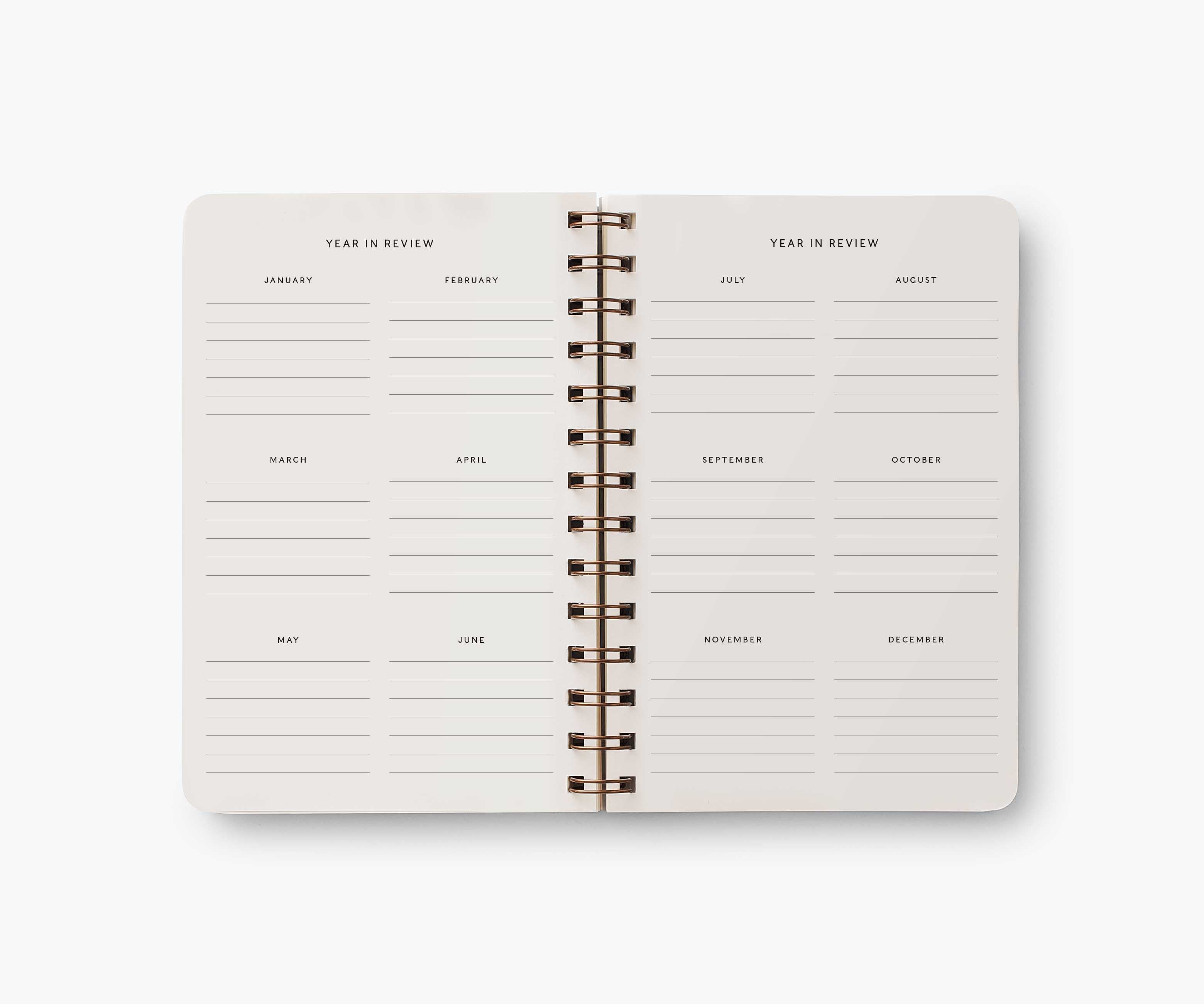 12-Month Undated Planner (Folio Insert) - Garden Party