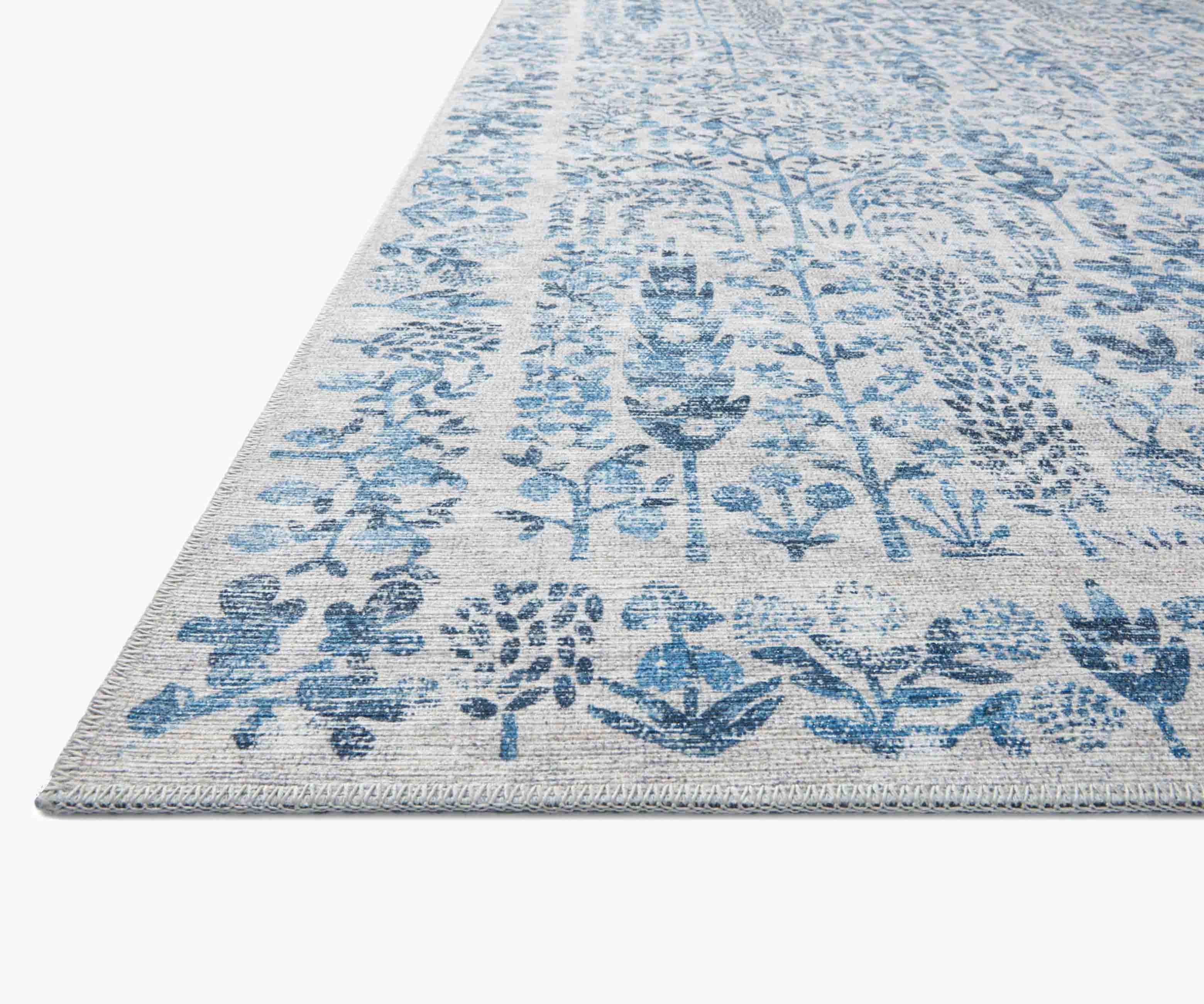 Maison Grove Power Loomed Rug - Blue