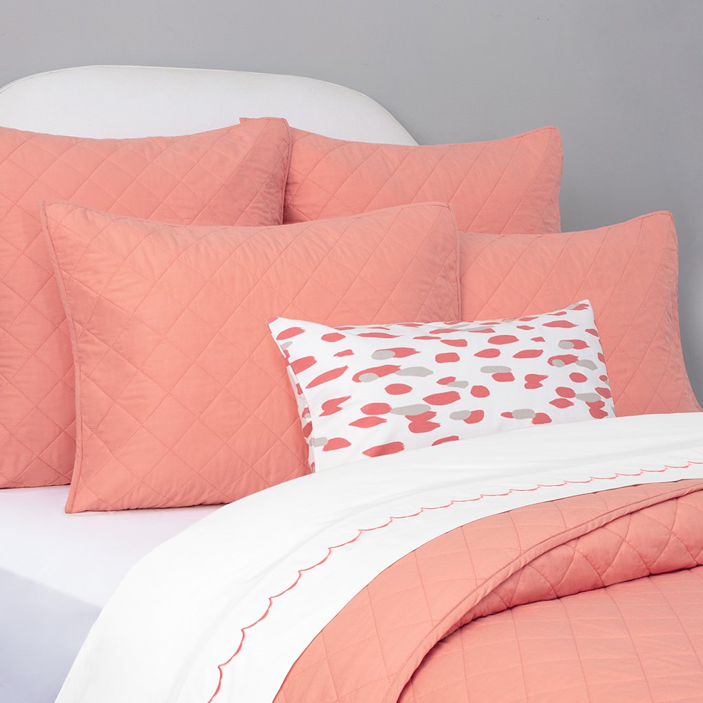 Coral Diamond Quilt