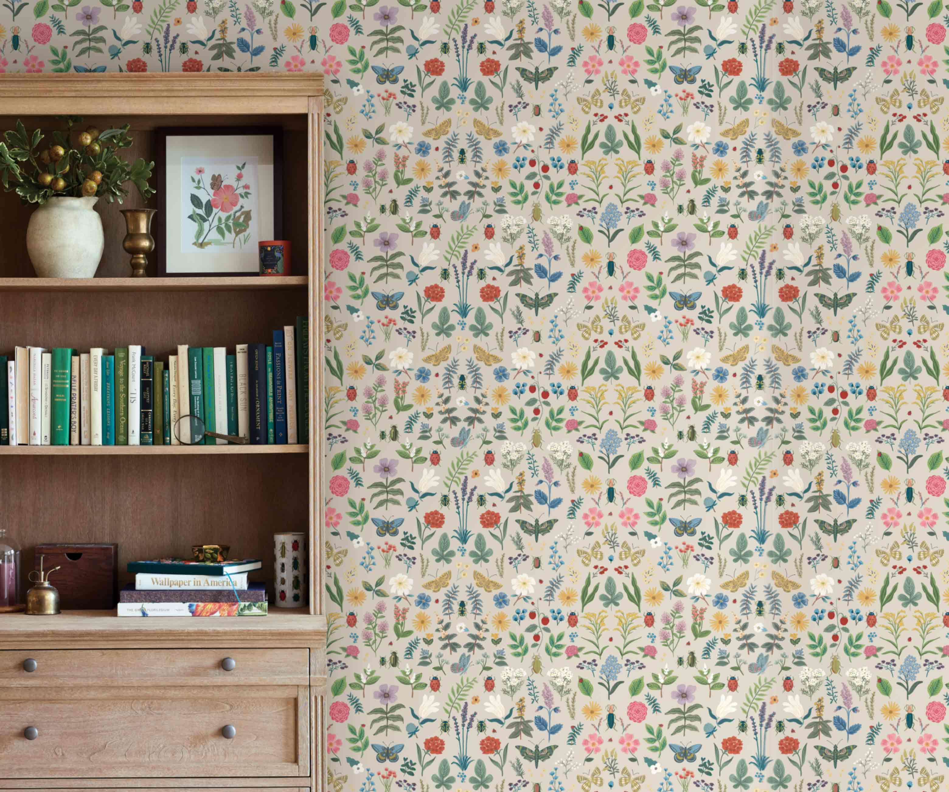 Curio Peel & Stick Wallpaper - Linen