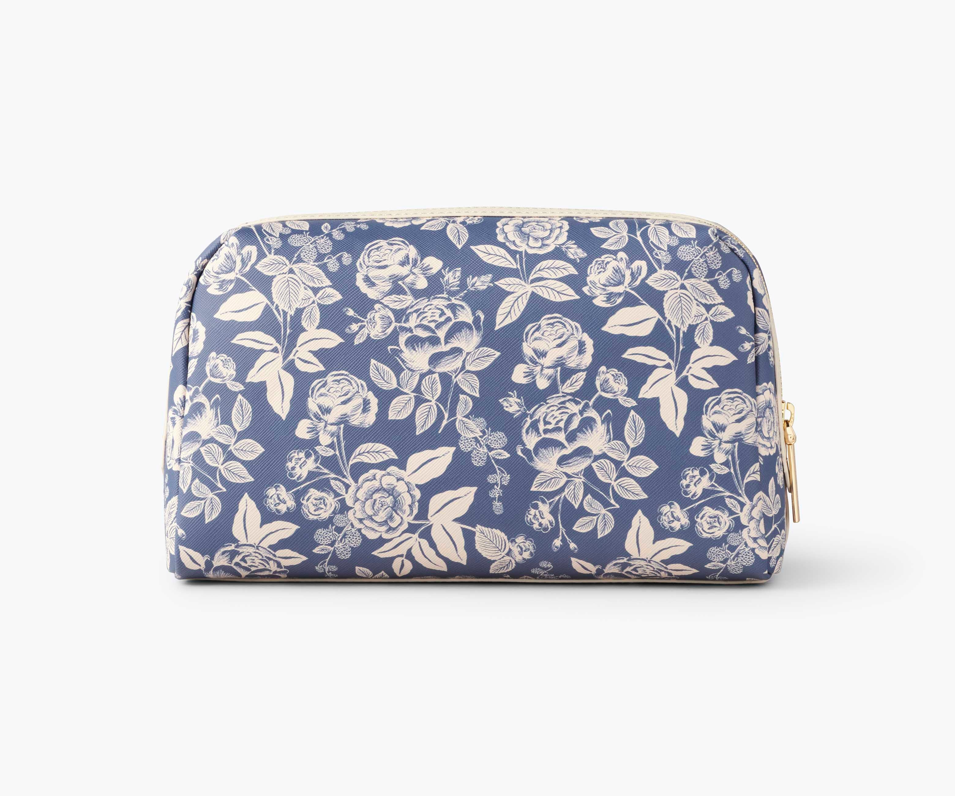 Large Cosmetic Pouch - English Rose