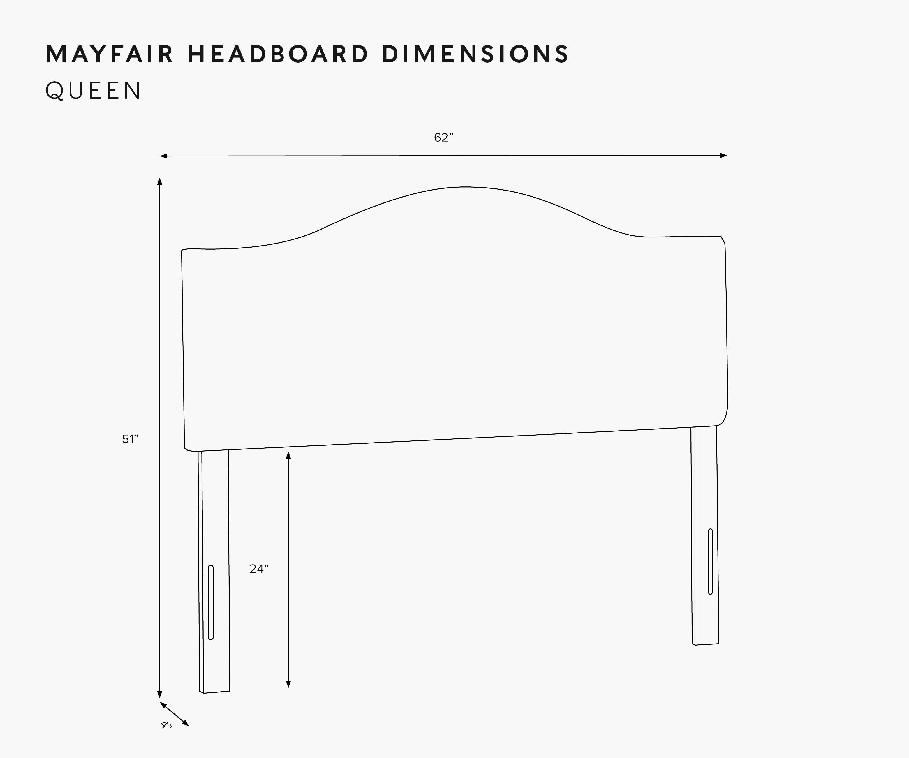 Mayfair Headboard - Walnut Velvet