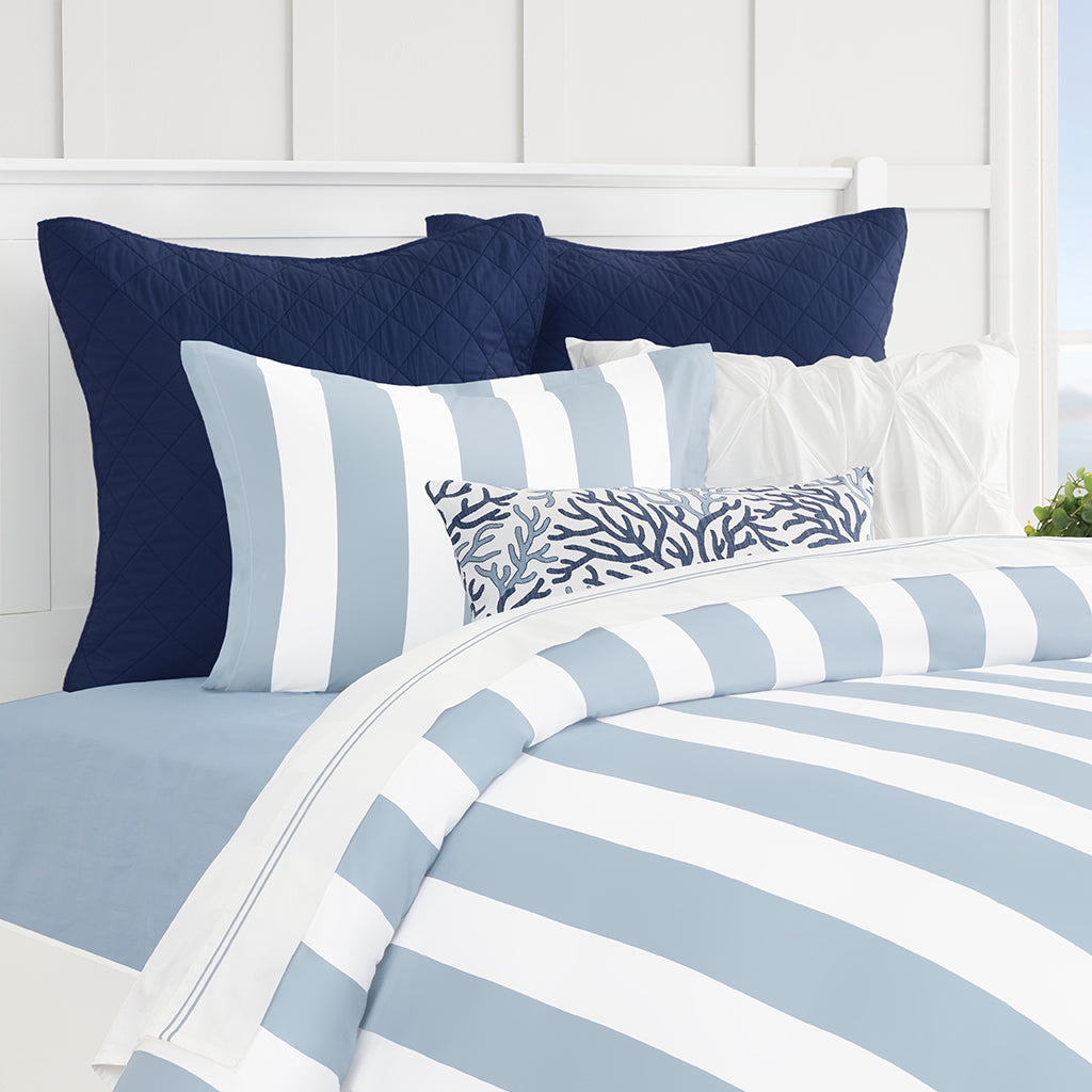 French Blue Harbor Sham Pair