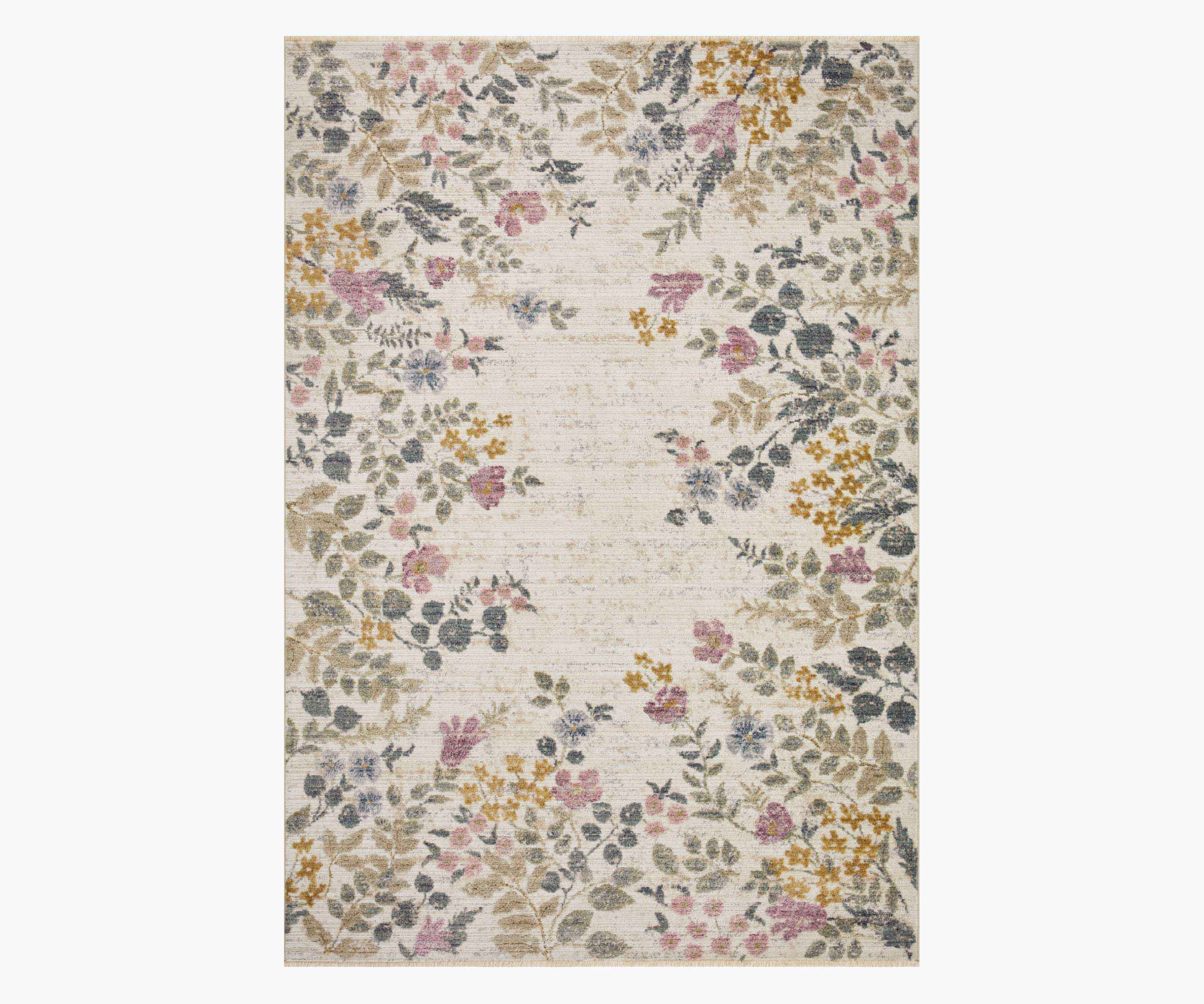 Provence Abbey Power-Loomed Rug - Ivory