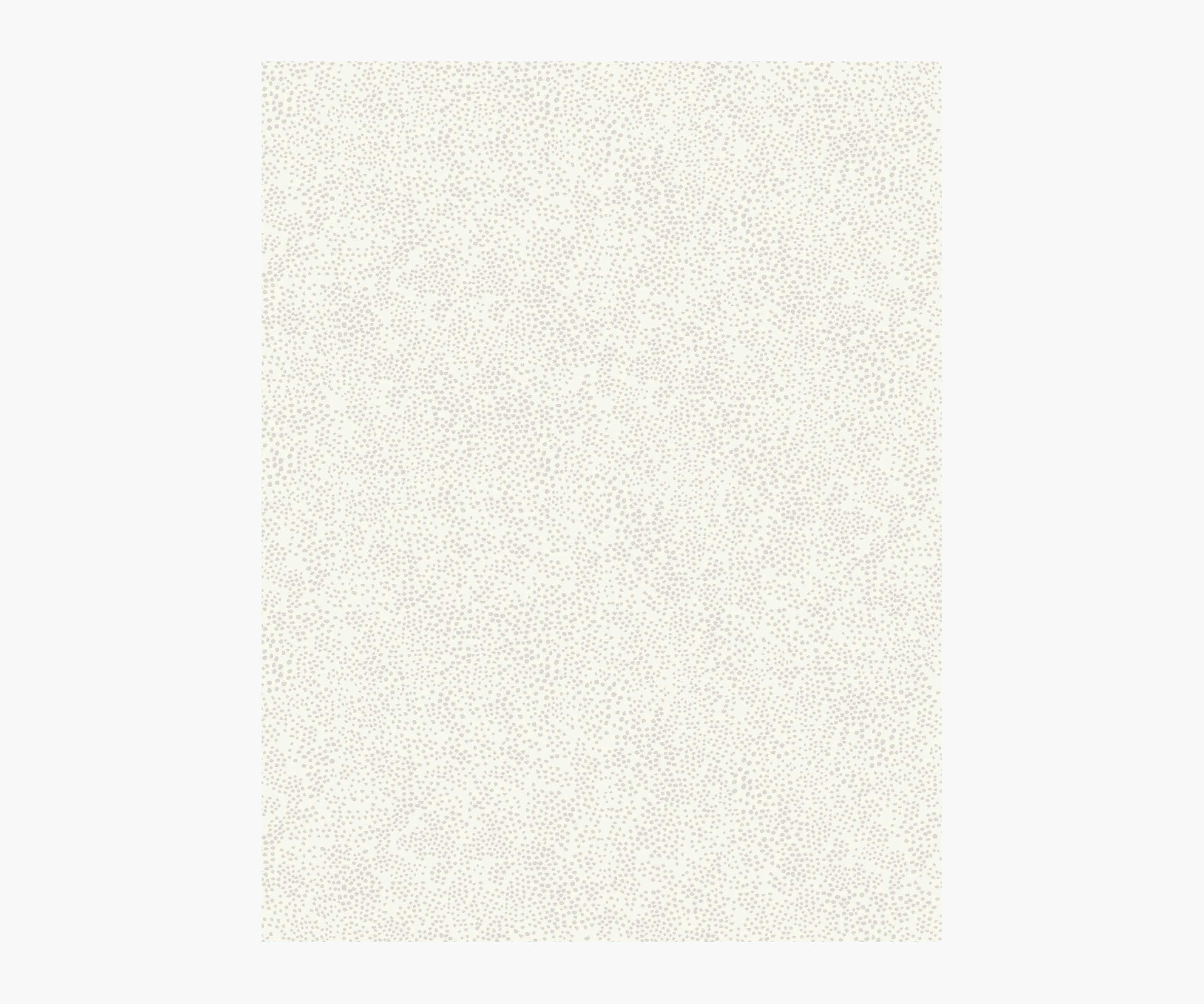 Champagne Dots Wallpaper Sample - Linen & White