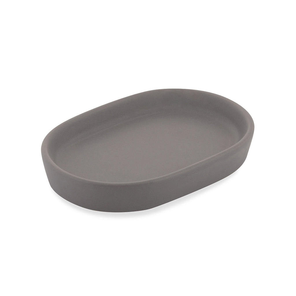 The Modern Matte Dark Grey Ceramic Bath Accessories