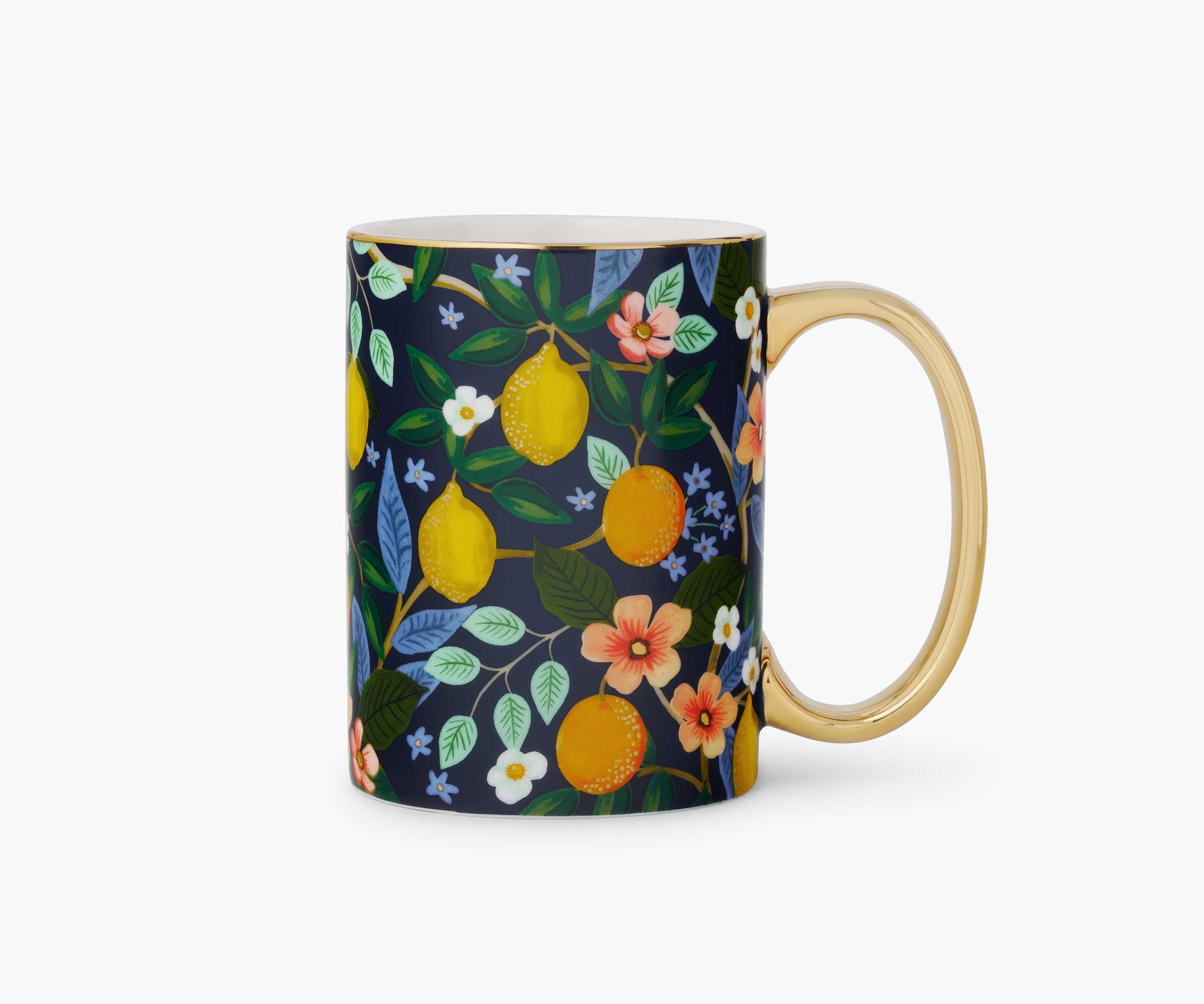 Porcelain Mug - Citrus Grove