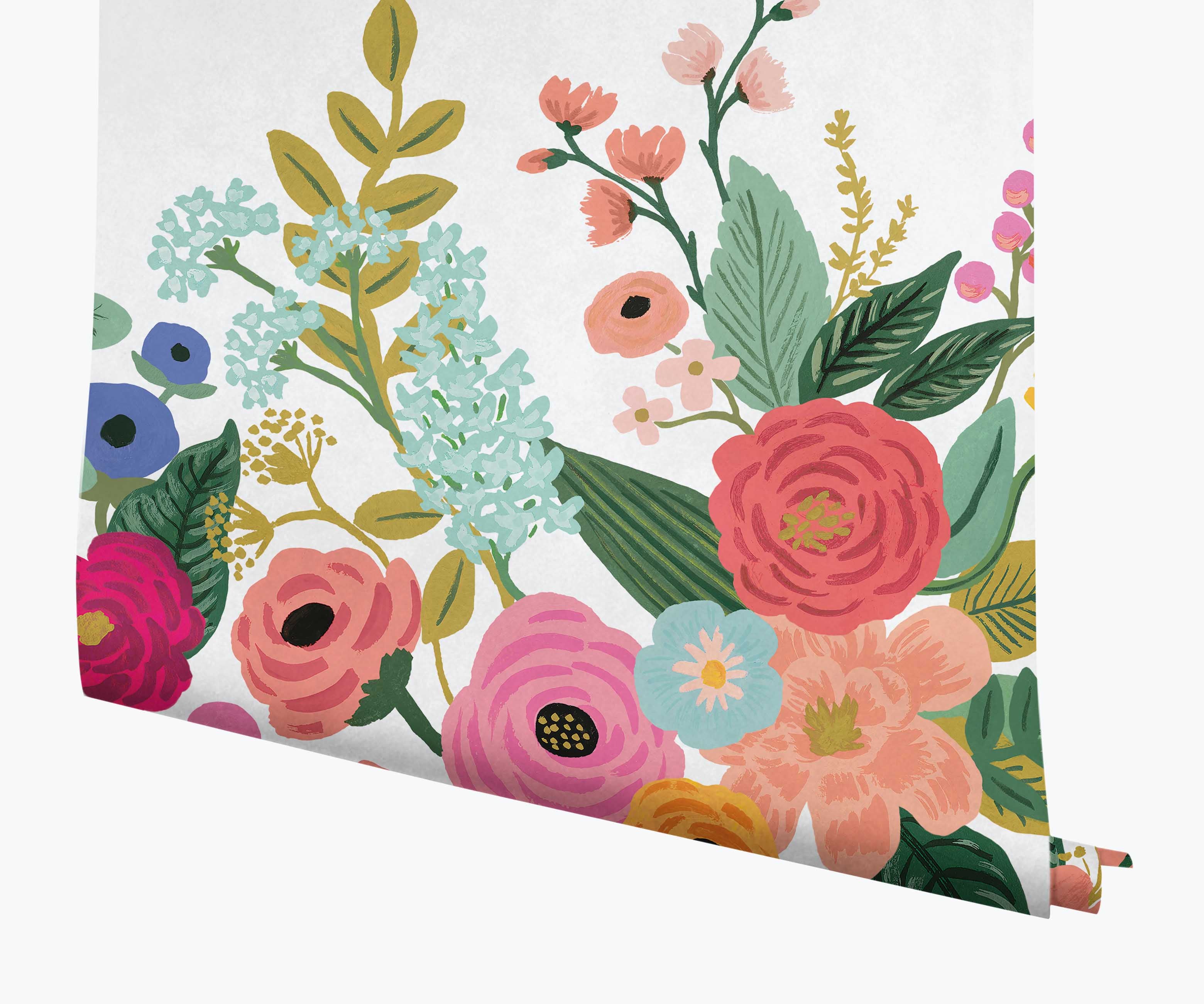 Garden Party Wallpaper Mural - Rose Multi