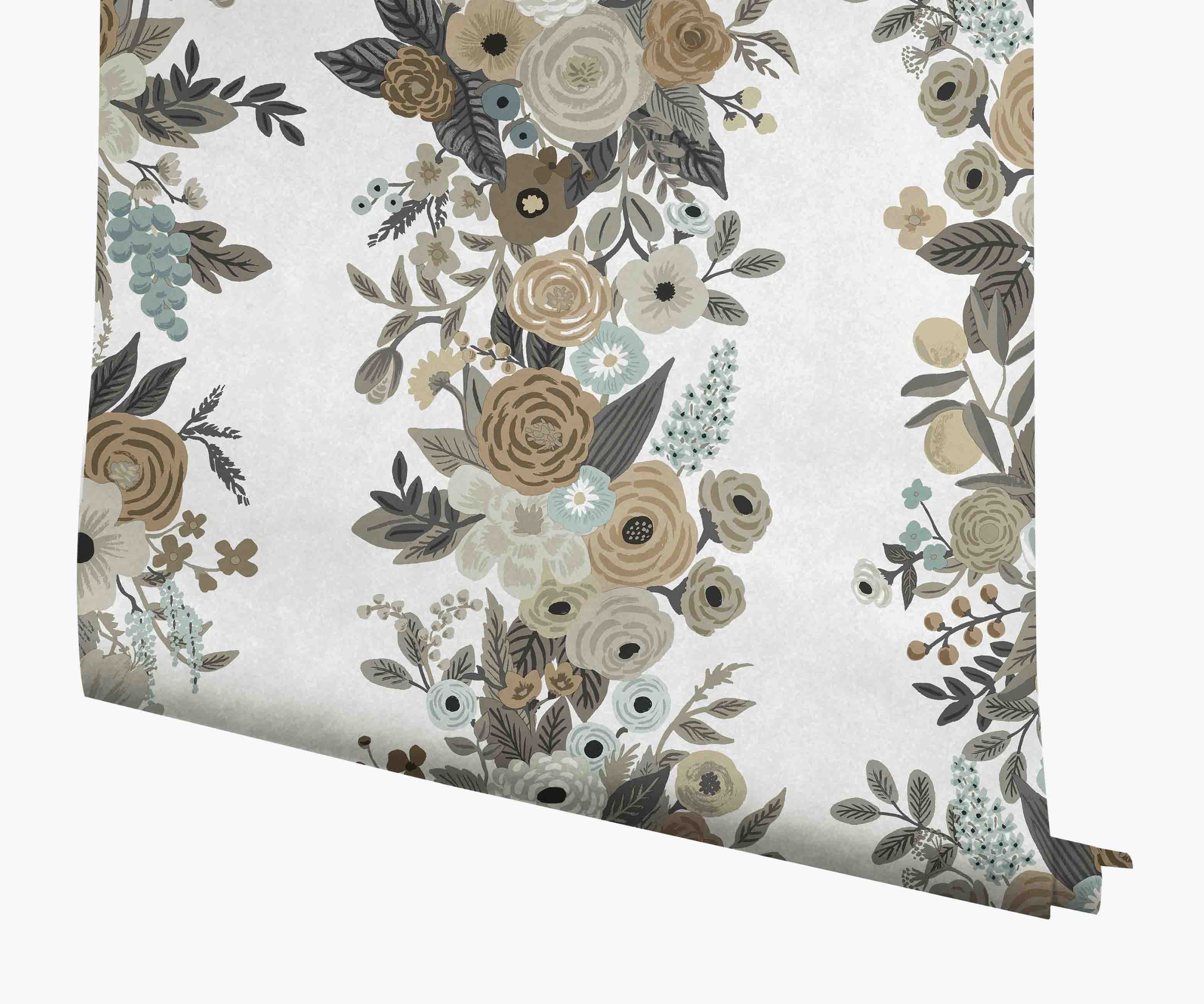 Garden Party Trellis Wallpaper - Linen Multi