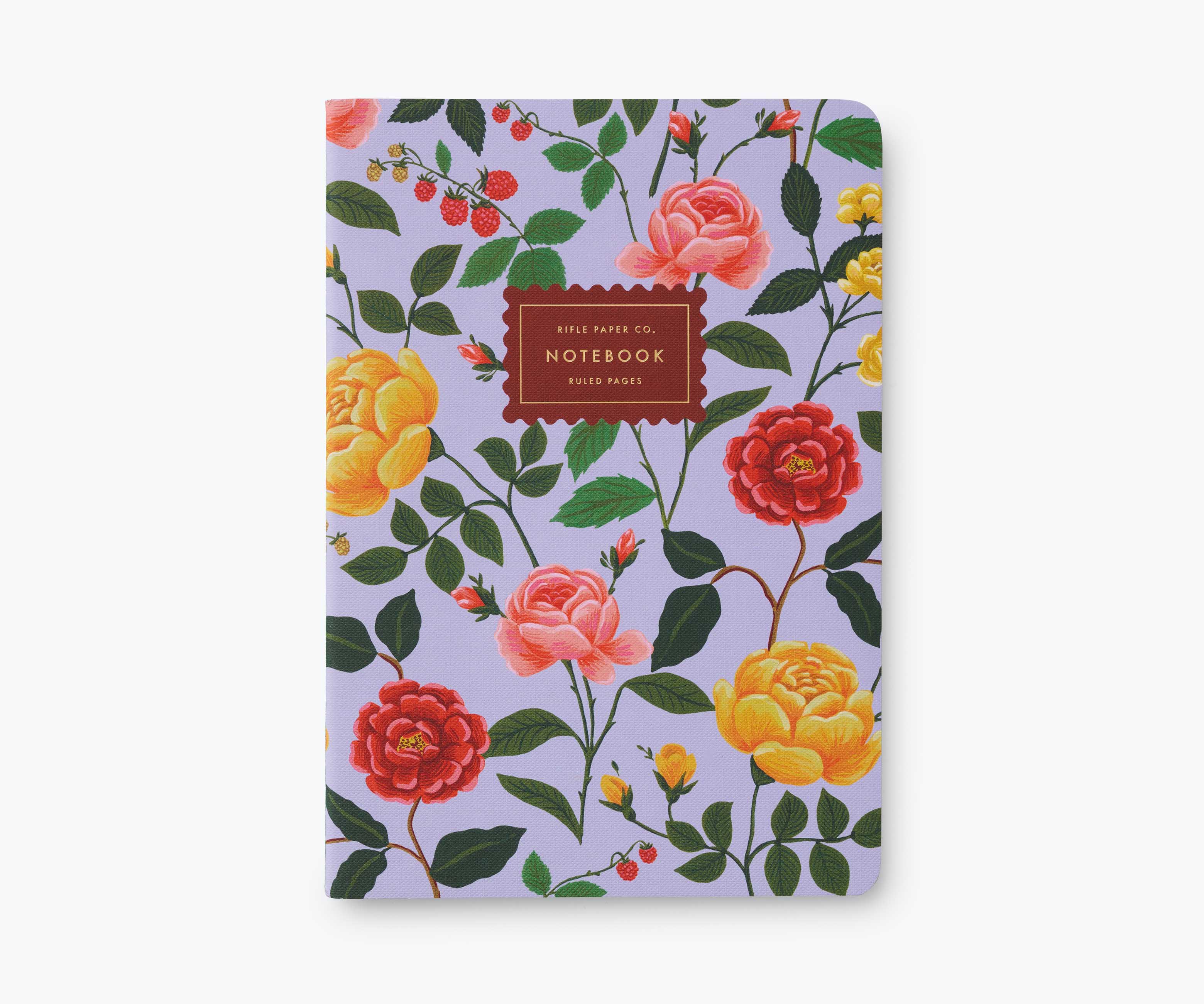 Stitched Notebook Set - Roses