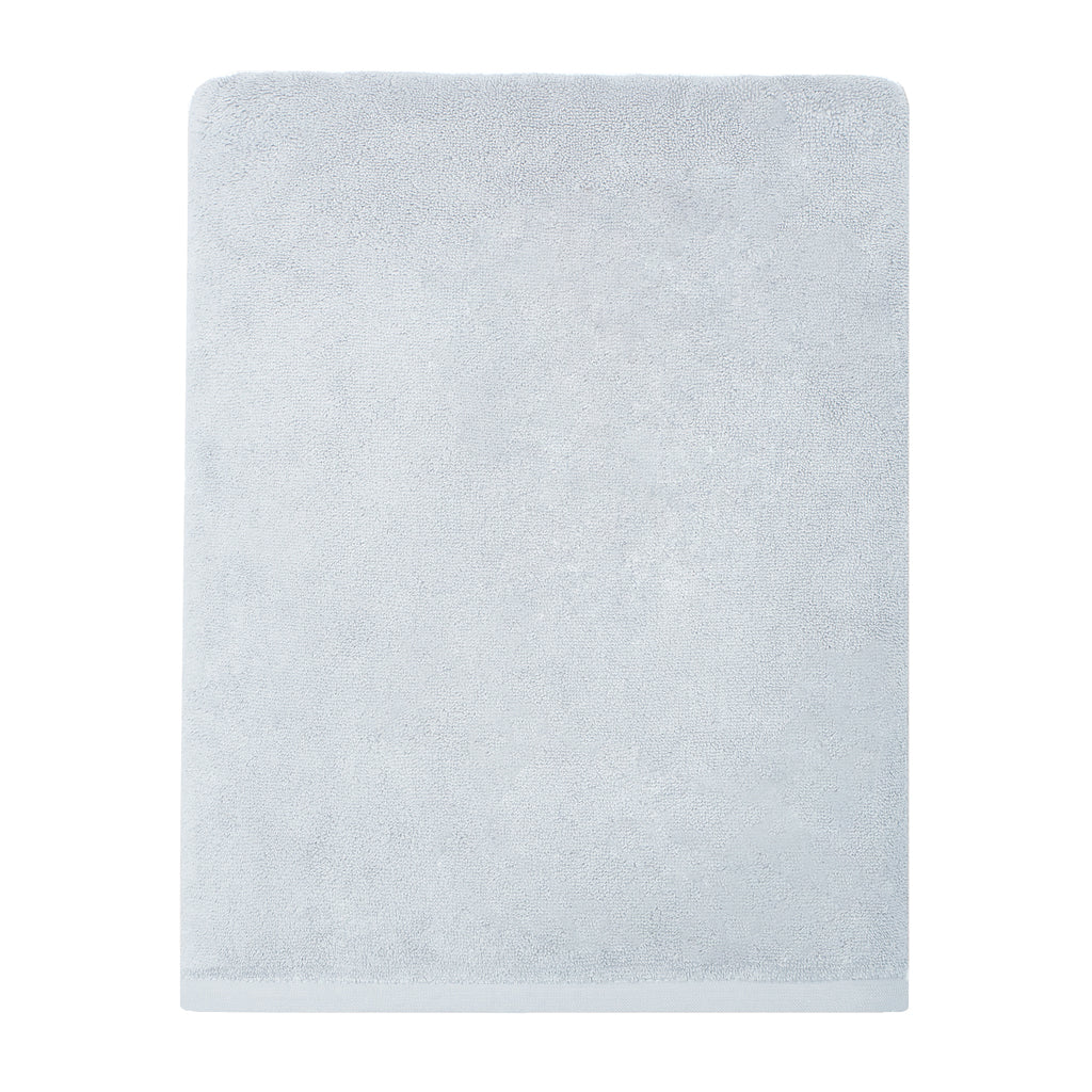 Plush Ice Blue Bath Towel