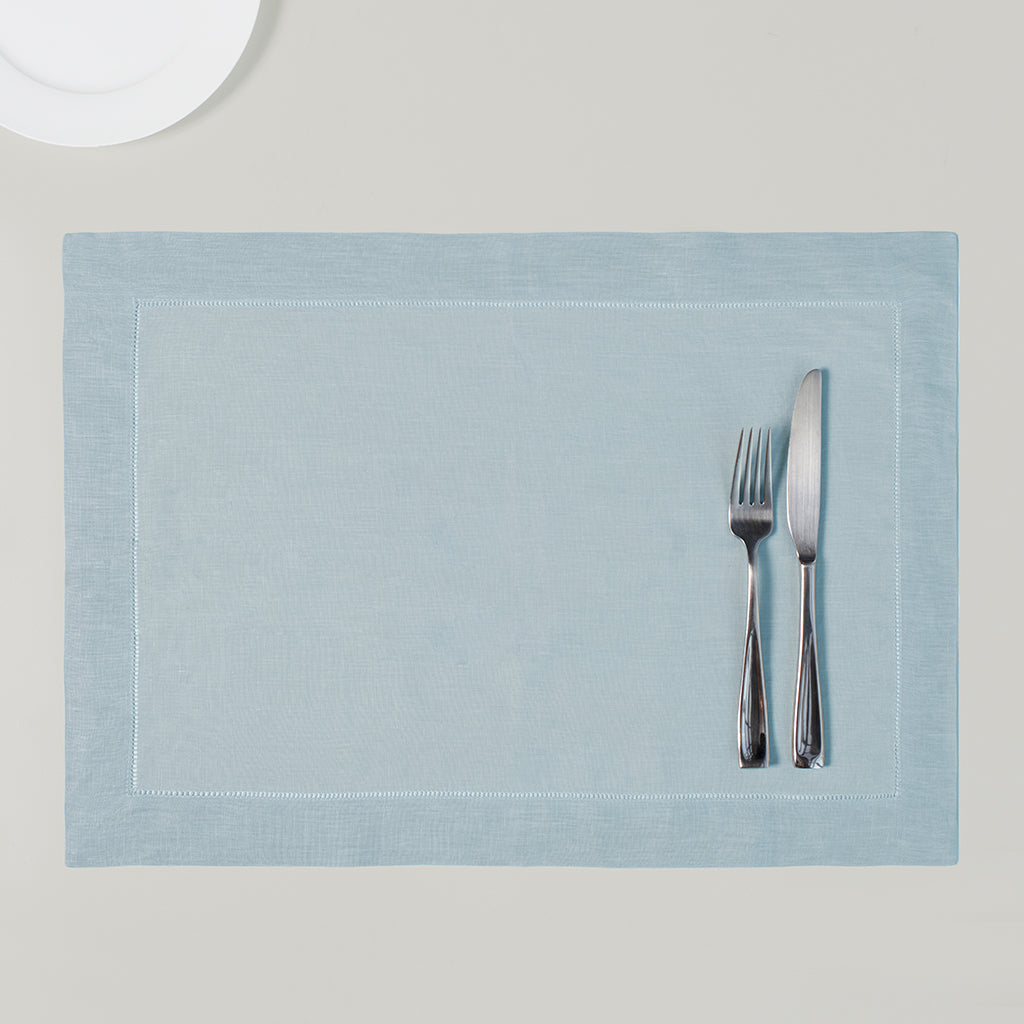 The Classic Hemstitch Linen Placemat (Set of 4)