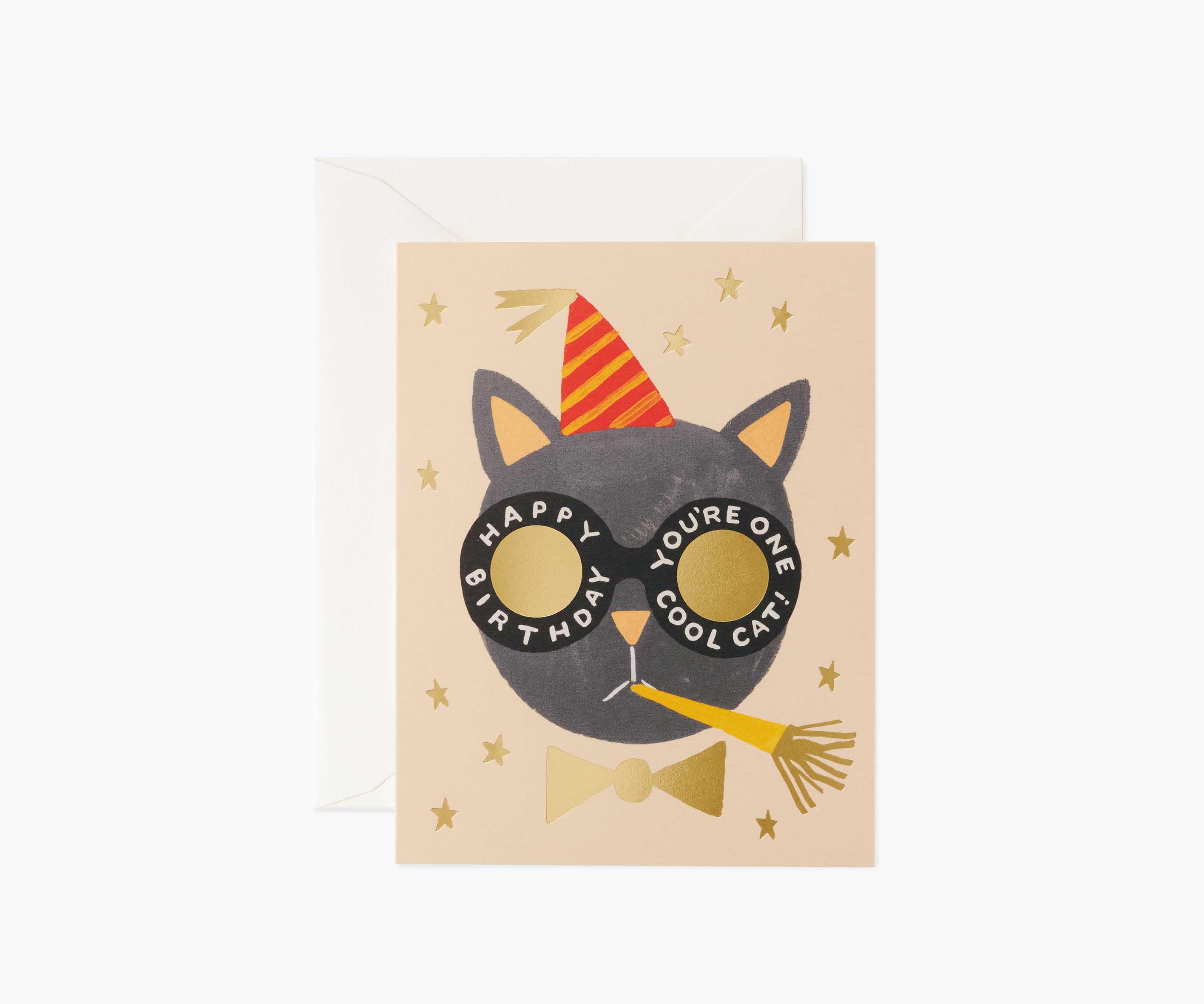 Birthday Cat Greeting Card