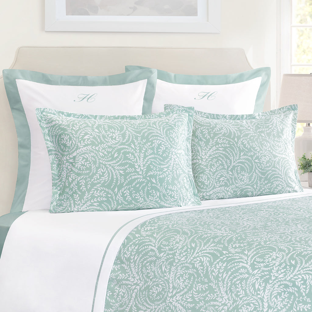 Wilder Seafoam Green Duvet Cover