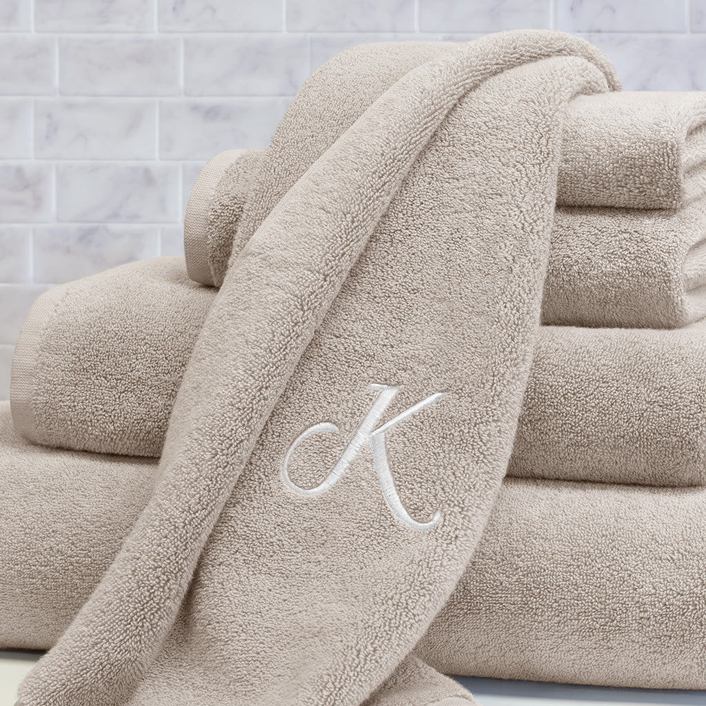 Plush Light Beige Towel Essentials Bundle (2 Wash + 2 Hand + 2 Bath Towels)