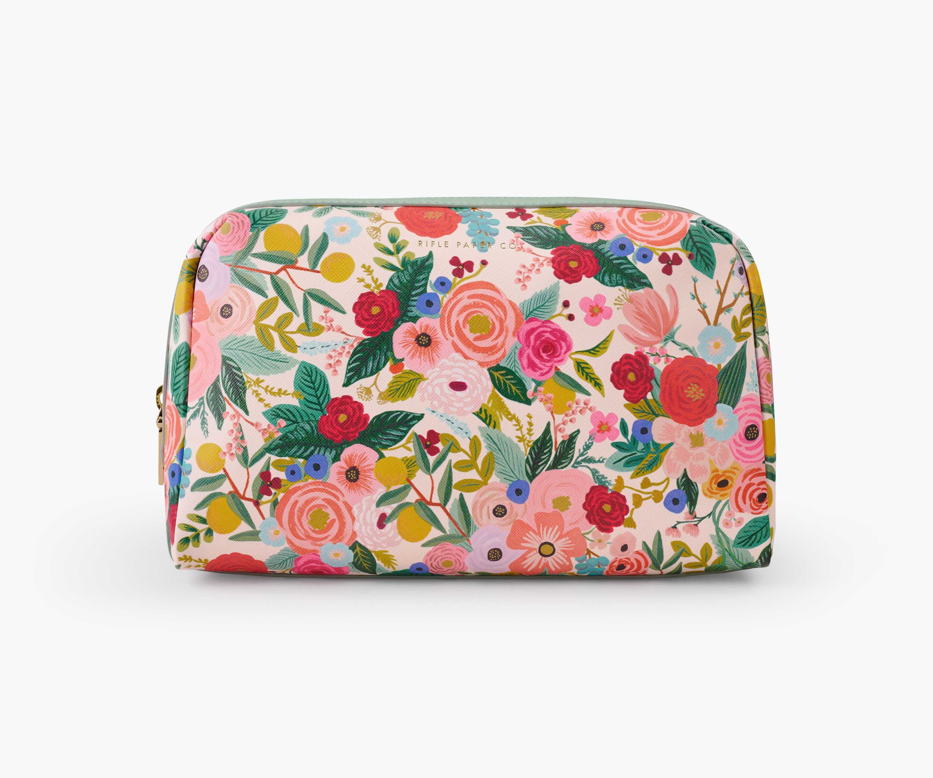 Large Cosmetic Pouch - Garden Party