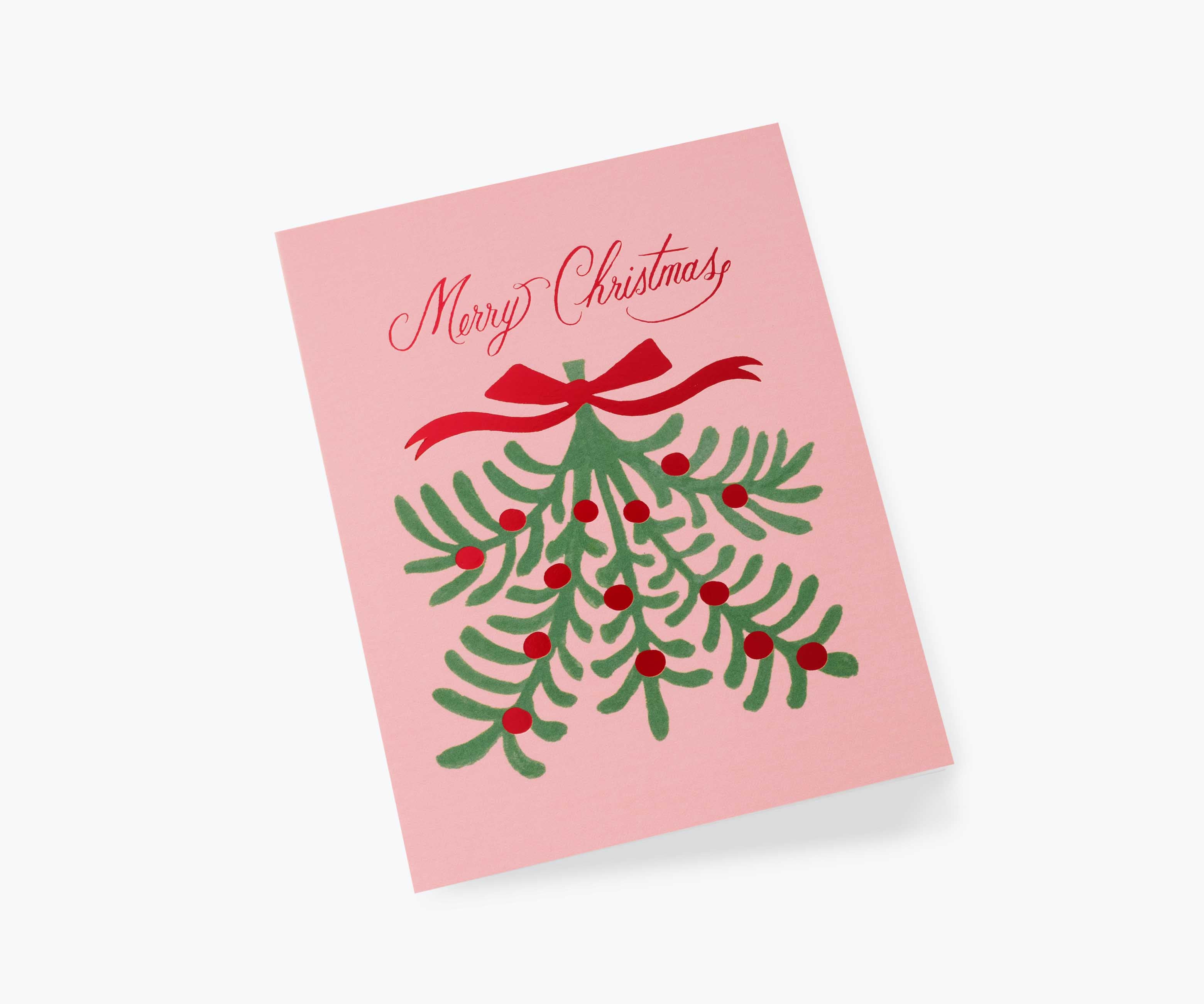 Merry Christmas Mistletoe Card