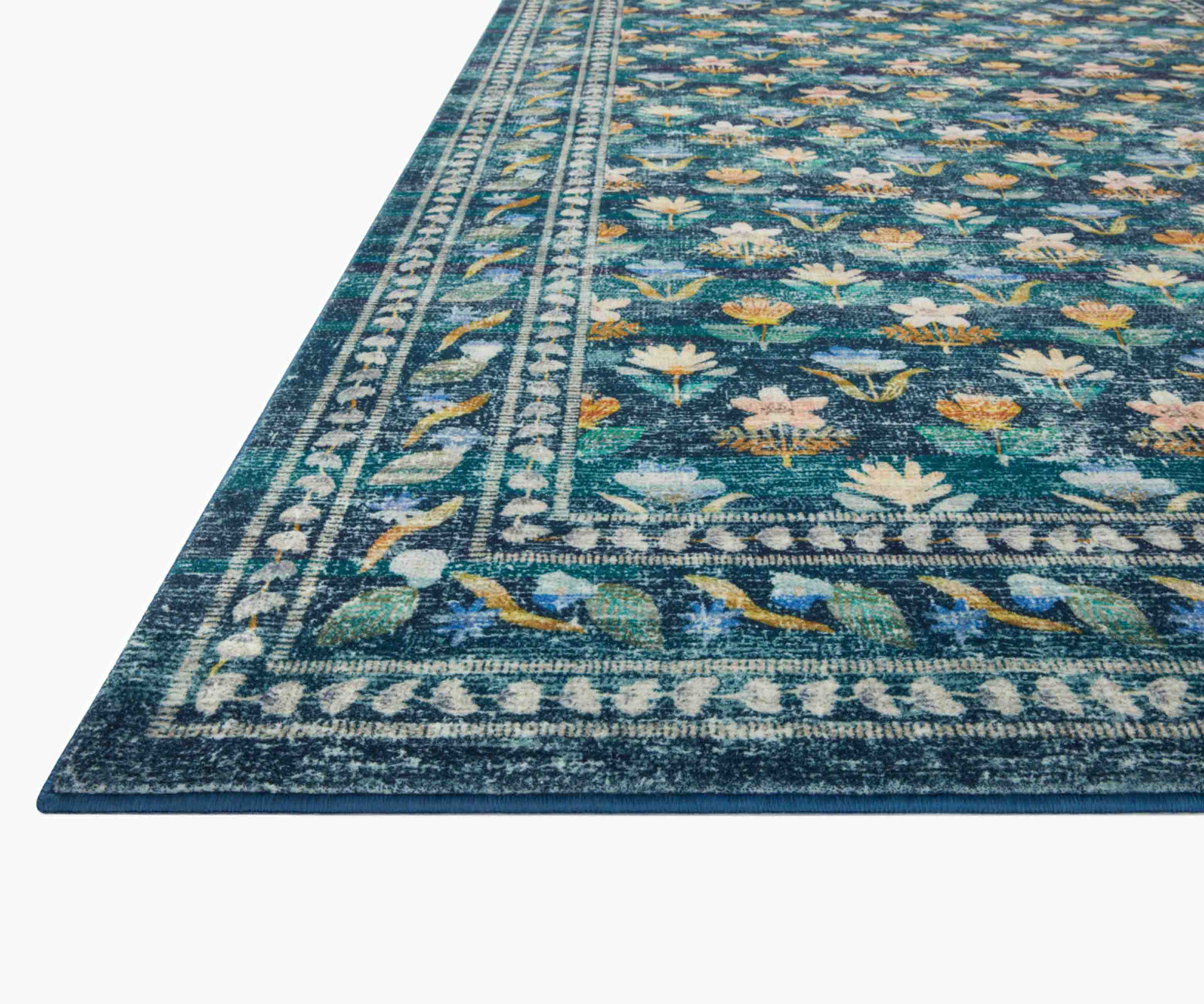 Courtyard Hadley Printed Rug - Emerald