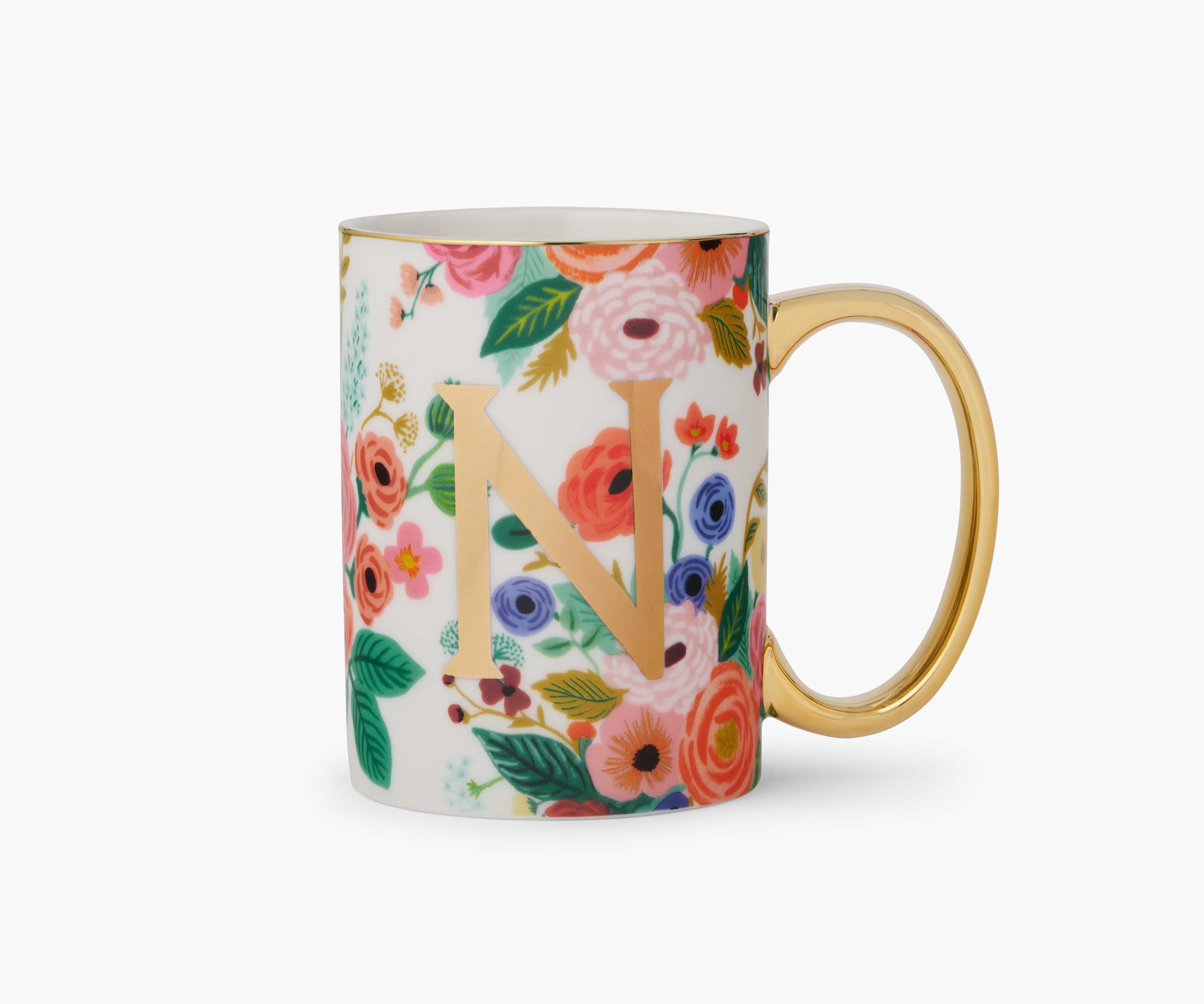 Porcelain Monogram Mug