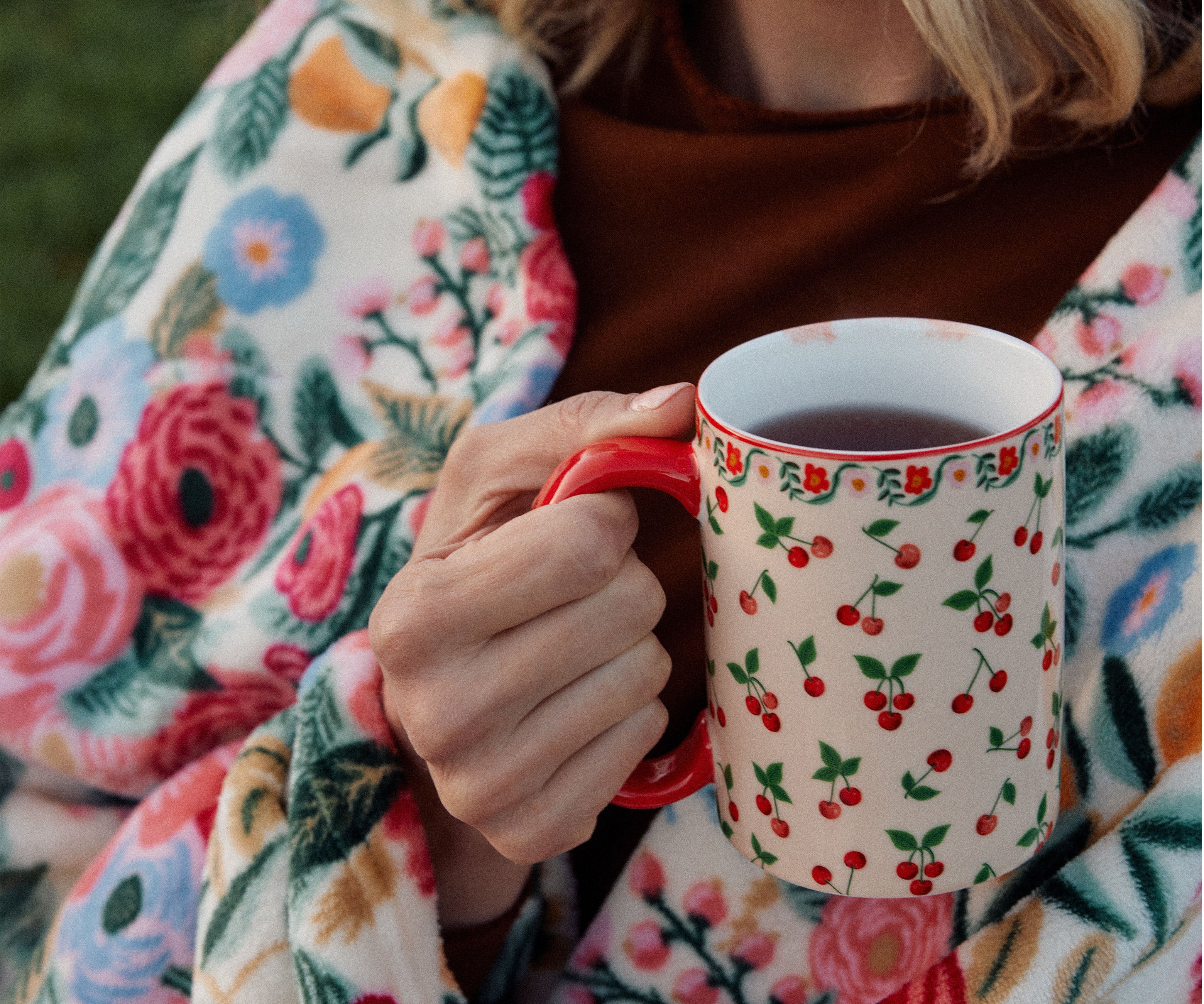 Porcelain Mug - Cherries