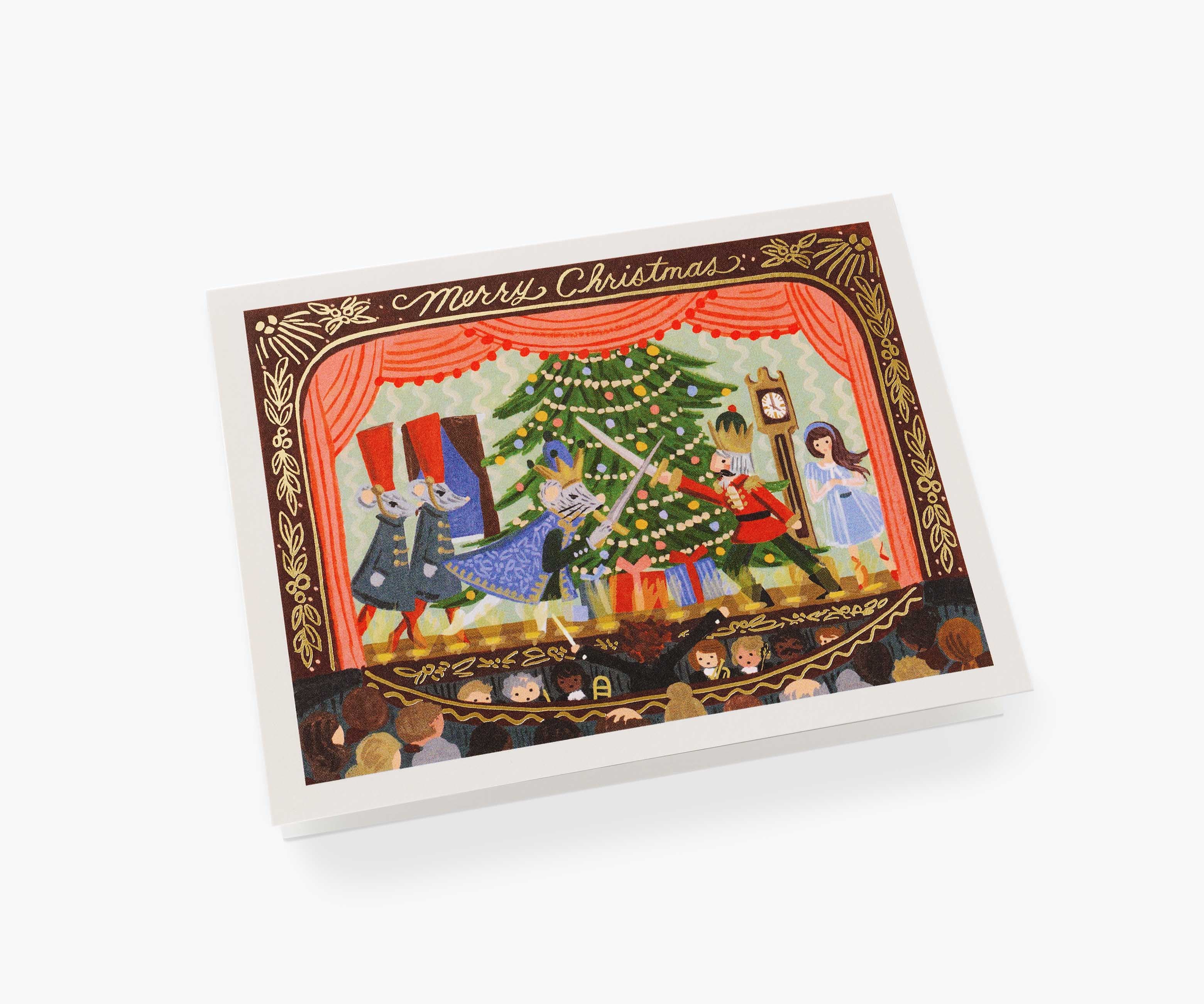 Nutcracker Christmas Greeting Card